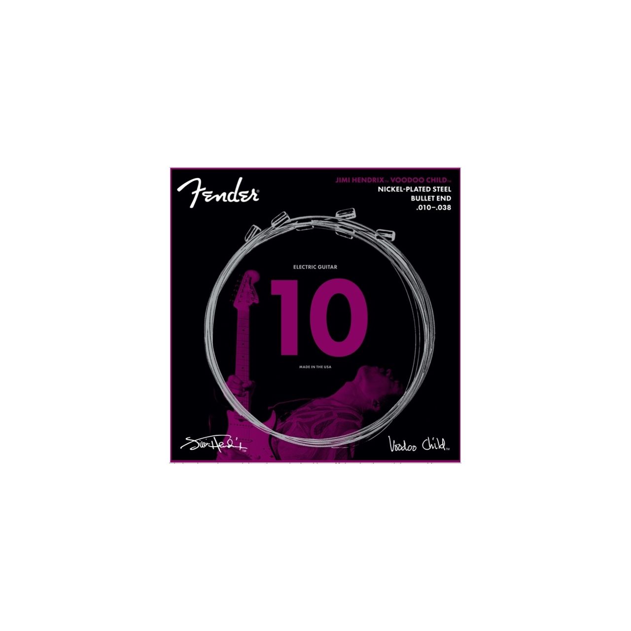 FENDER JIMI HENDRIX™ VOODOO CHILD™ ELECTRIC GUITAR STRINGS 010-038