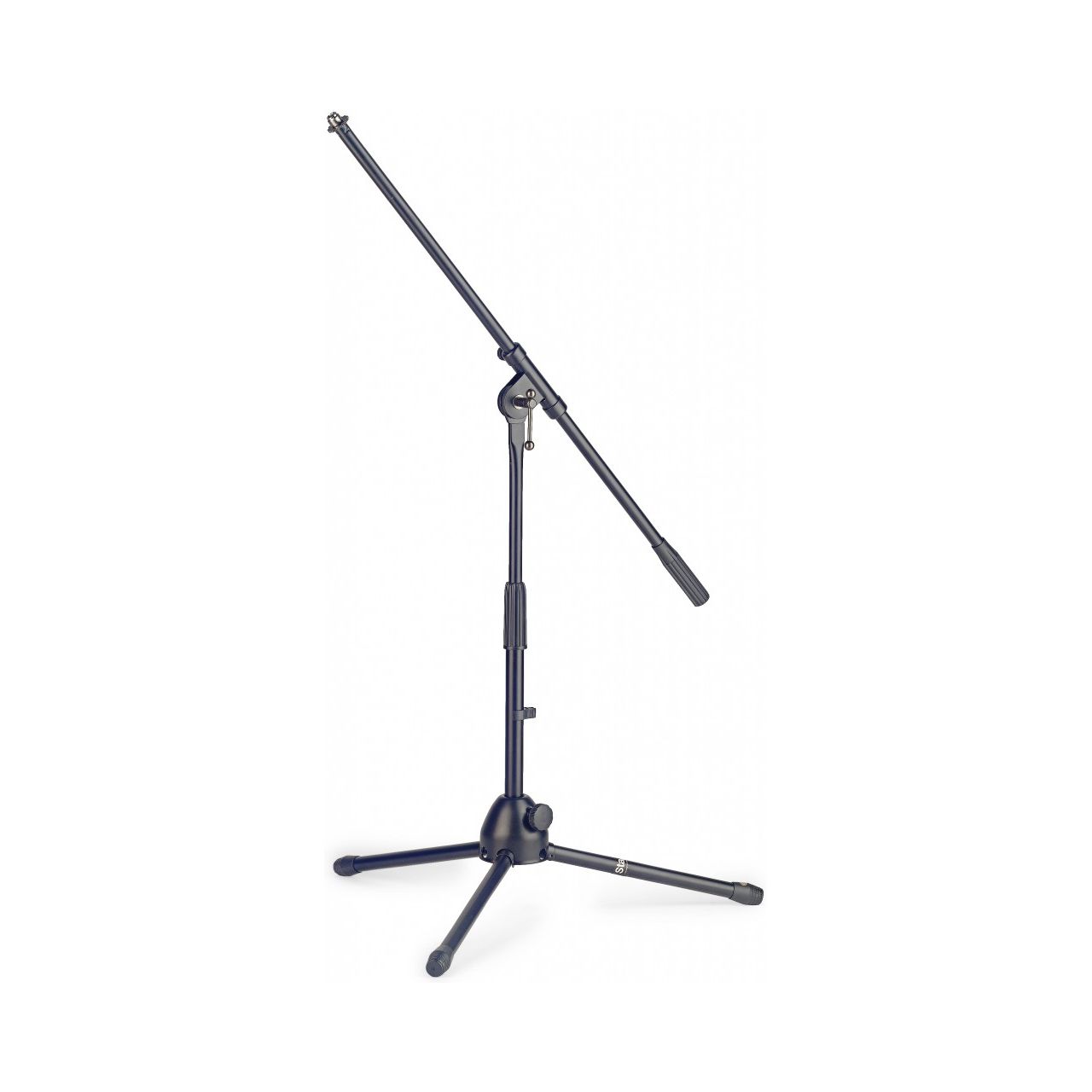 Niedriges Profil 2-teiliger Mikrofonständer mit einklappbaren Füßen