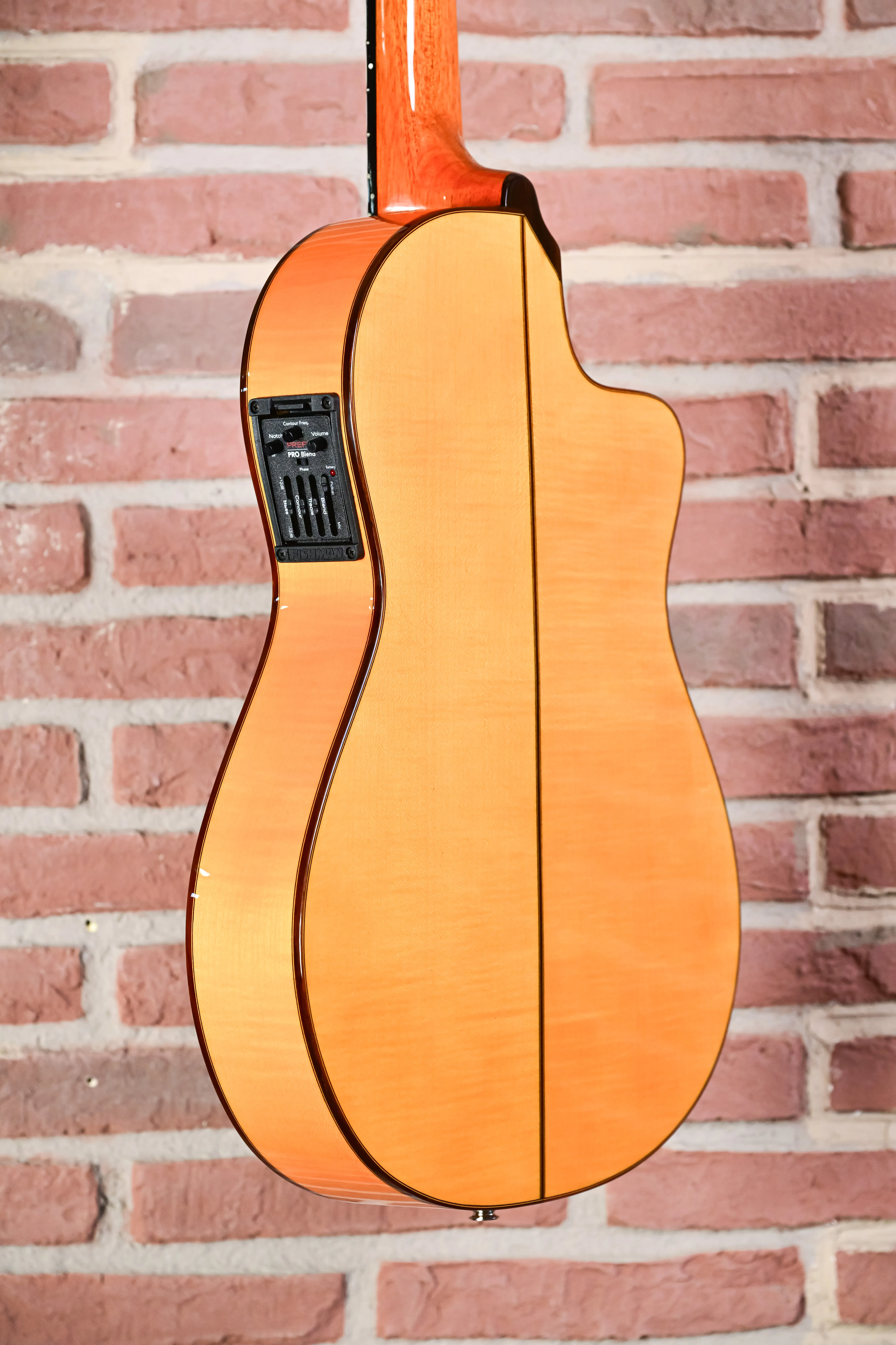 Espana 55FCE Lefty Thinbody Konzertgitarre Honey Amber (B-Stock)