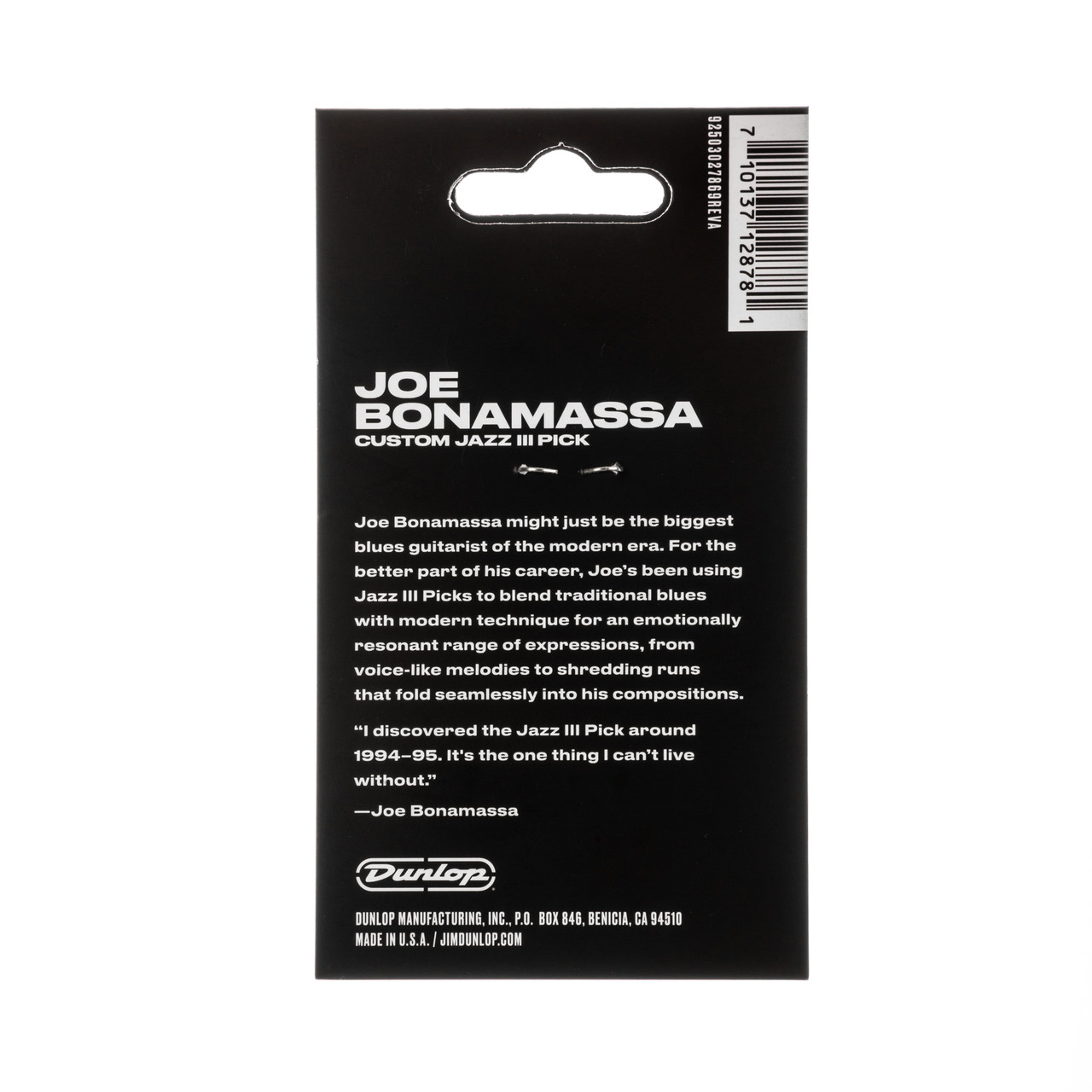 Joe Bonamassa Custom Jazz III Picks, Varierty Pick (6)