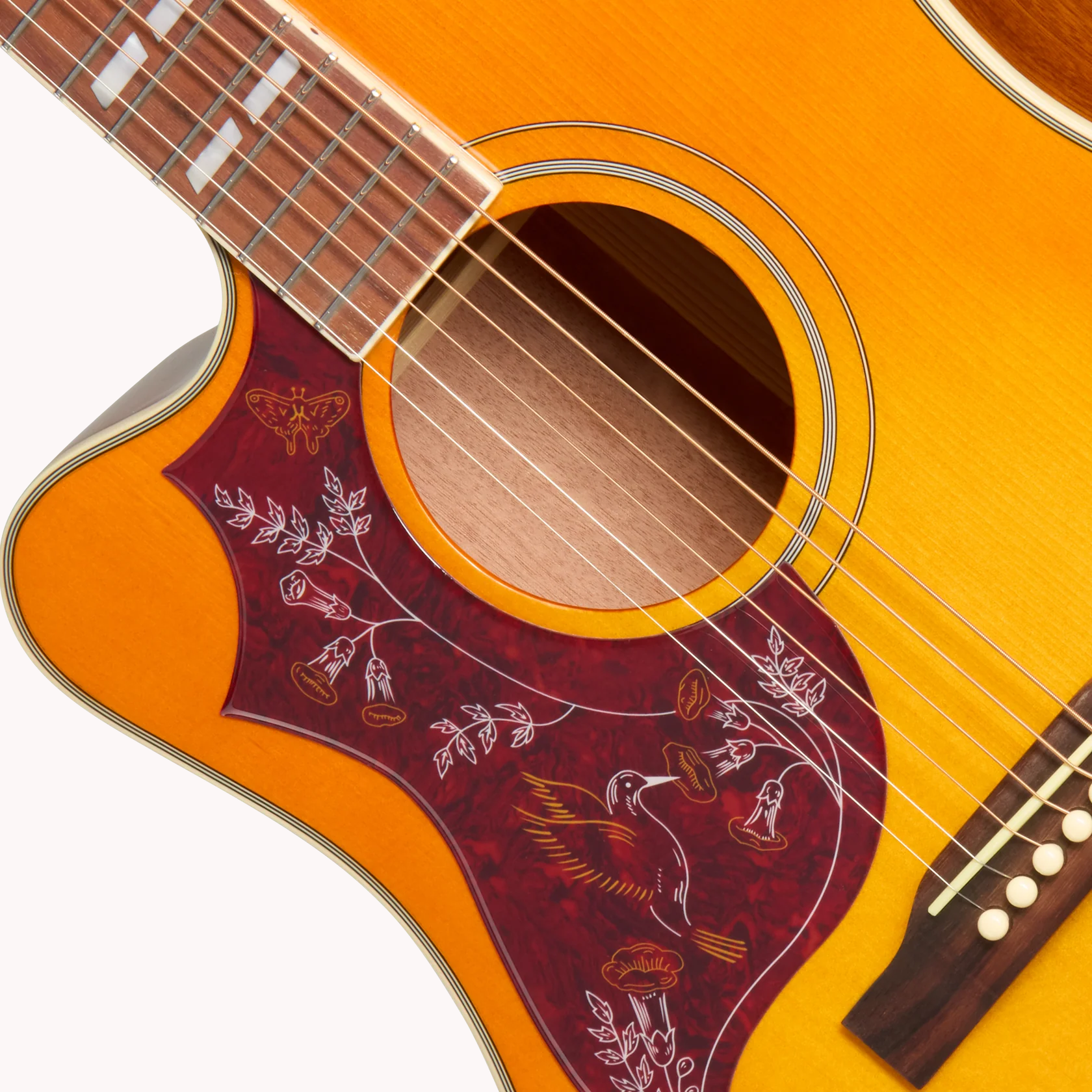 Hummingbird Studio EC Left-Handed Heritage Cherry Sunburst