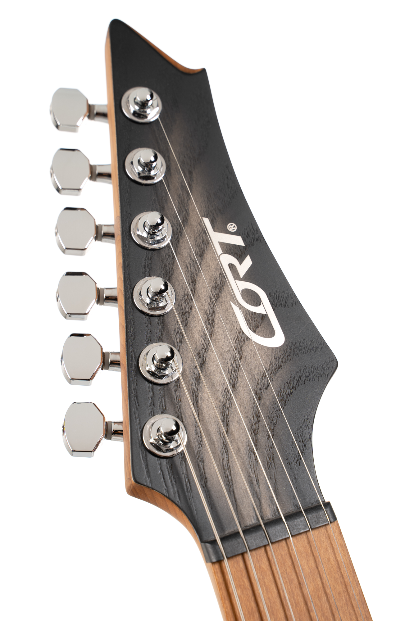 X-700 Triality E-Gitarre Open Pore Black Burst