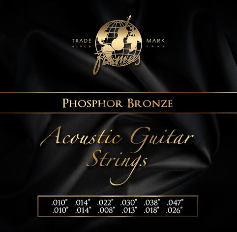 Phosphor Bronze Acoustic Guitar String Set - 12-String 010-047