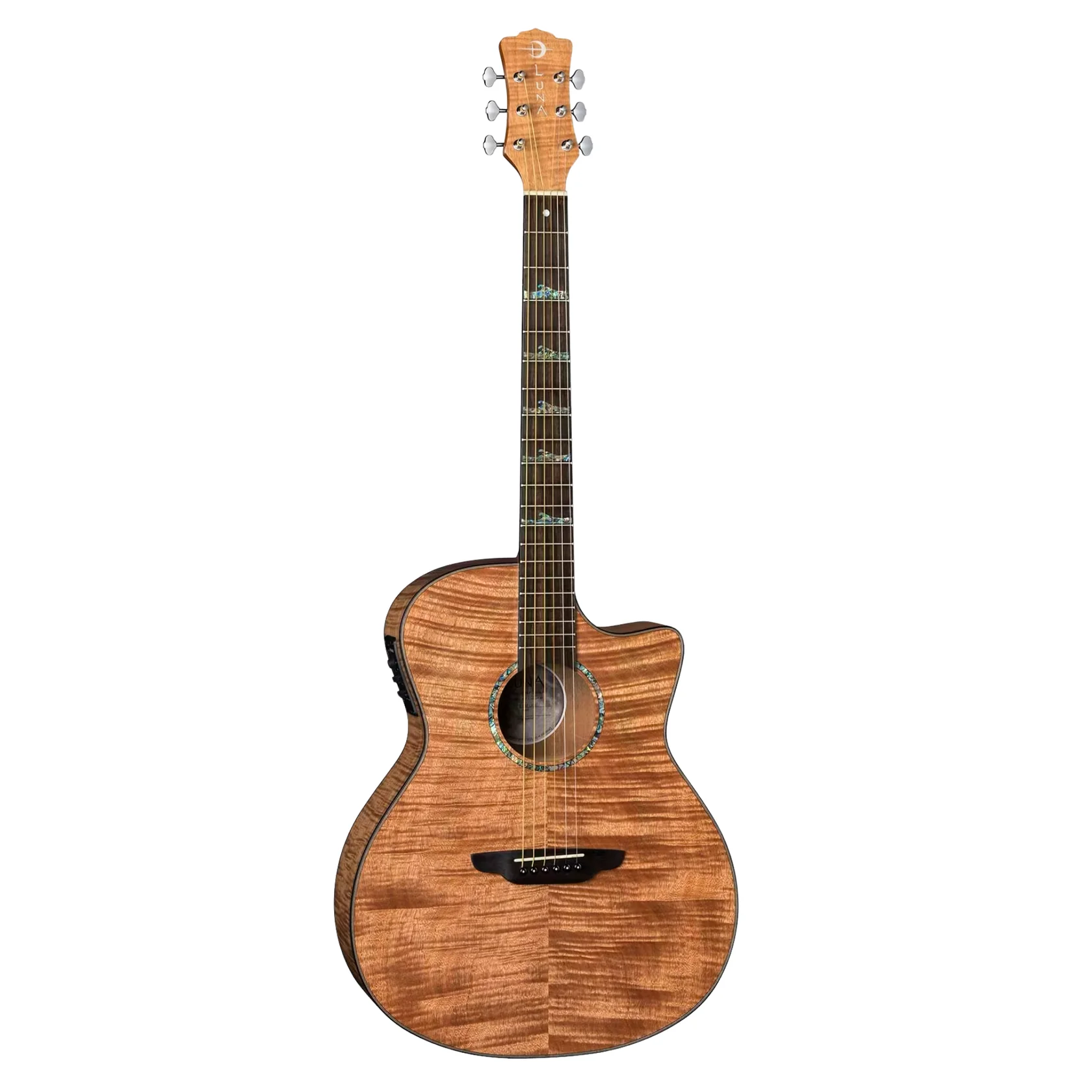 High Tide Exotic Mahogany Grand Concert Cutaway A/E