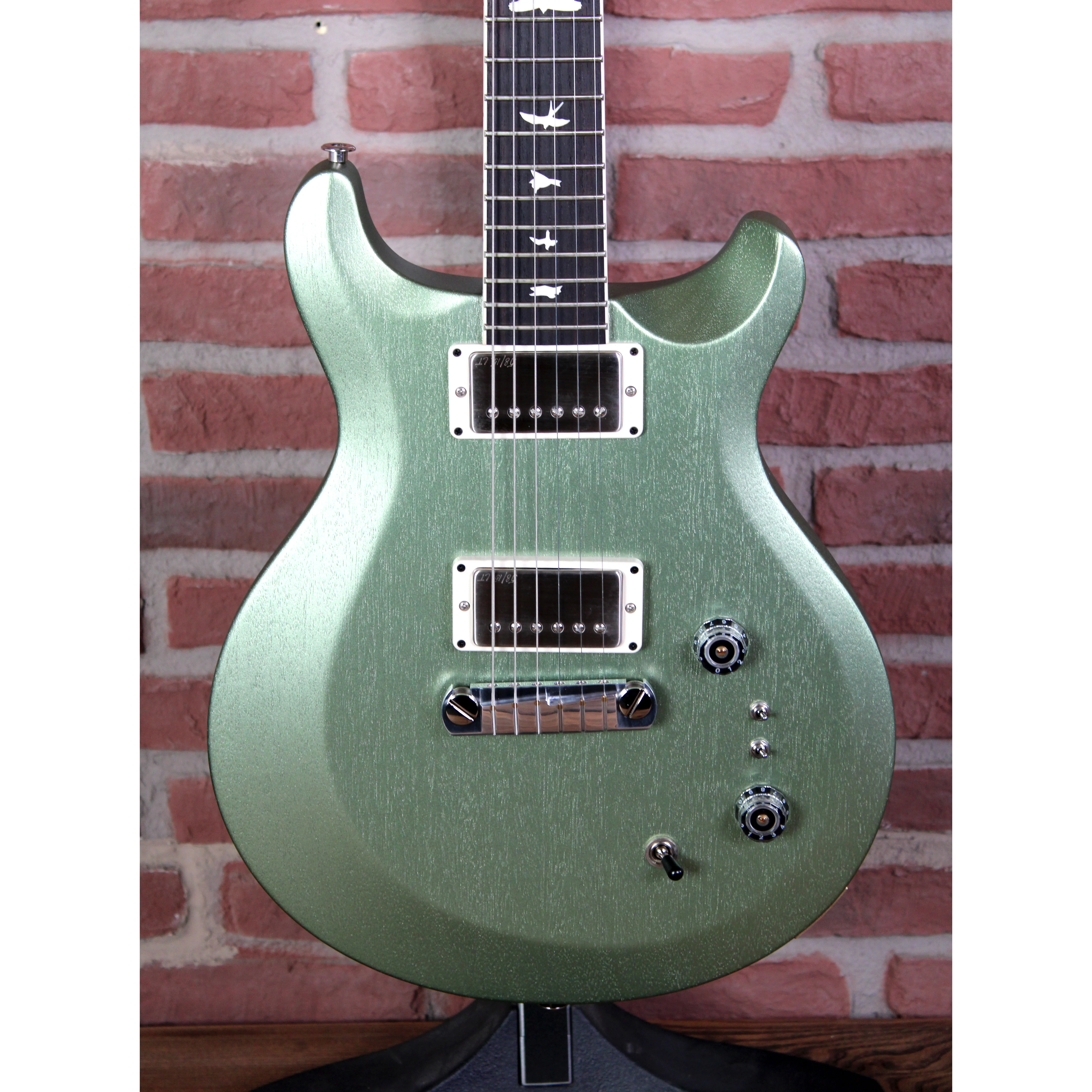 Rückansicht der PRS S2 Mira 594 Satin mit Mahagonihals und Satin-Nitro-Finish