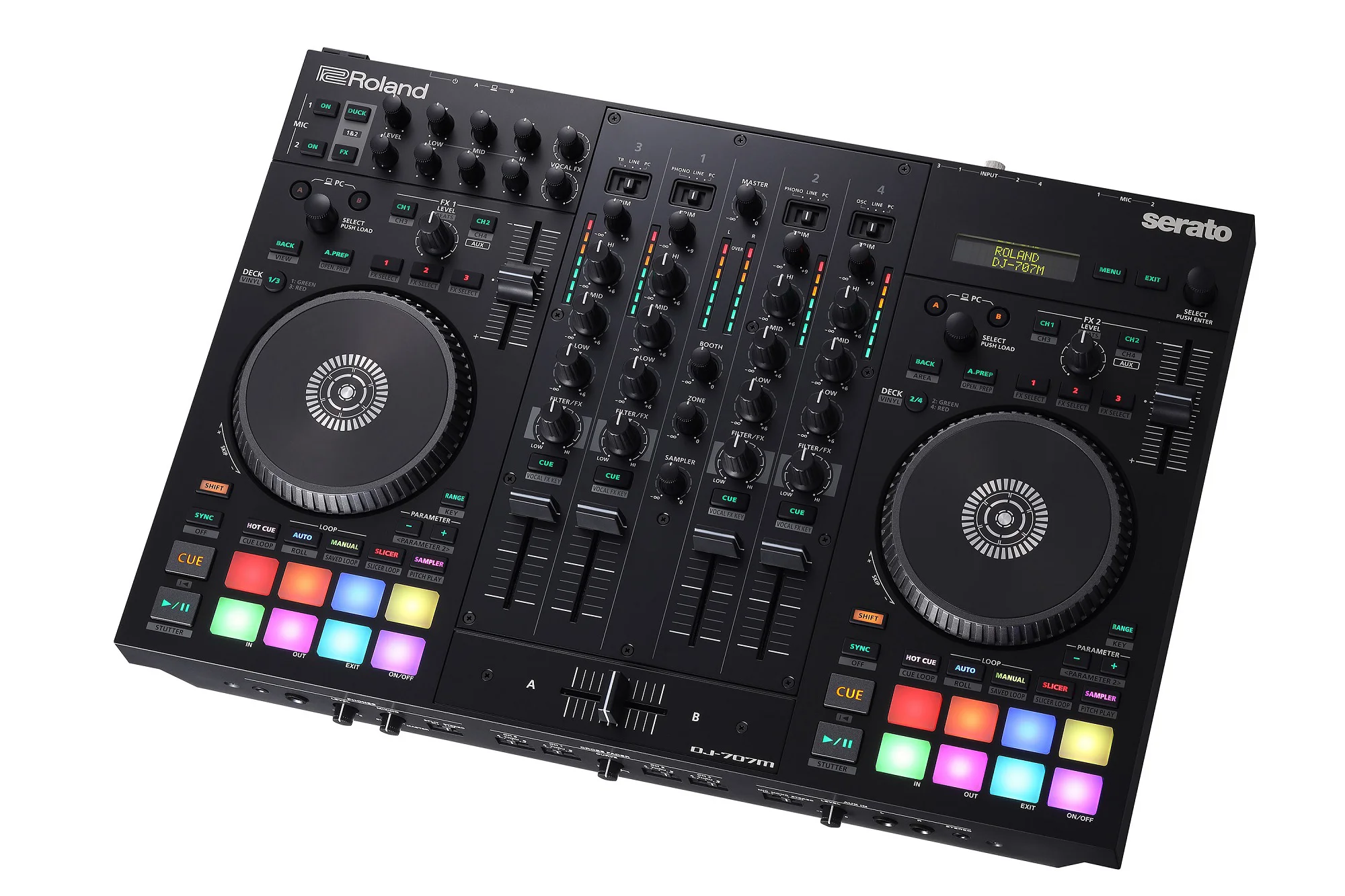 DJ-707M – Premium 4-Channel Mobile DJ Controller and Audio Interface