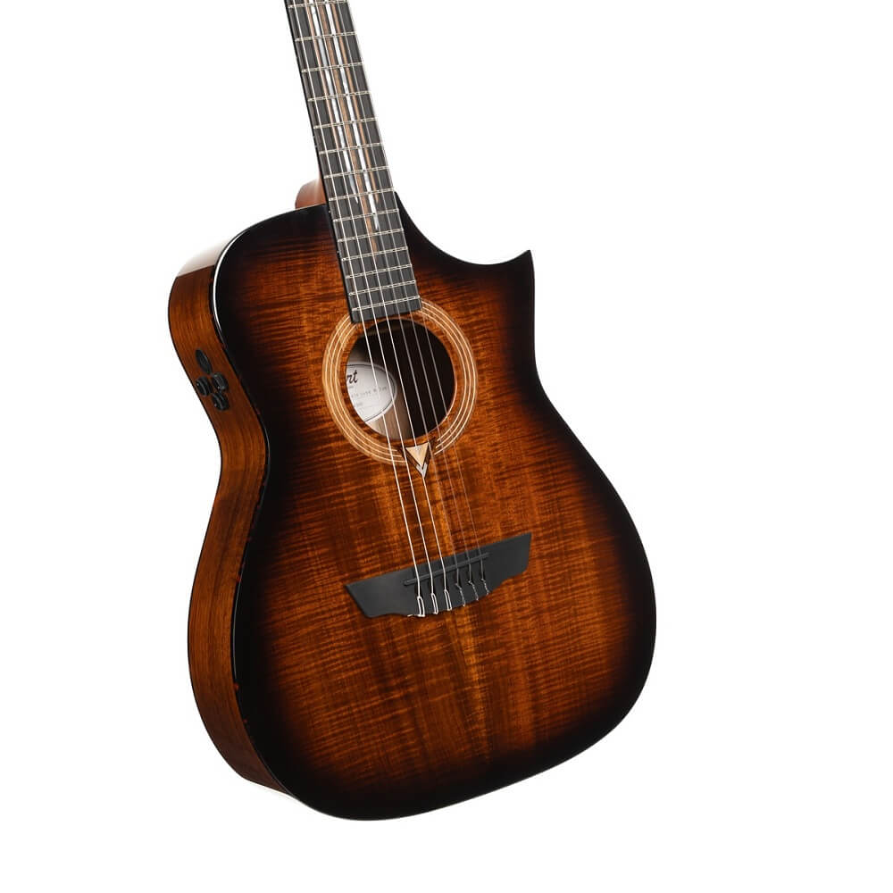 Luxe Nylon Natural Frank Gambale Signature Konzertgitarre