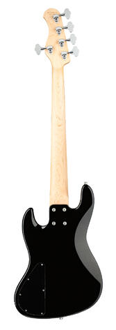 21 Fret Hybrid PJ Bass 5 BK SHP CH Act. 2way PJ PU OKU Fretted "B-Stock"