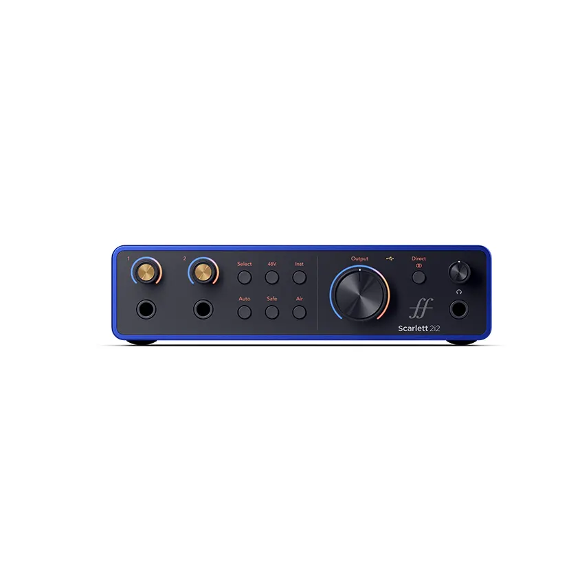 Focusrite Scarlett 2i2 4th Gen Anniversary Edition USB Audio Interface Vorderansicht