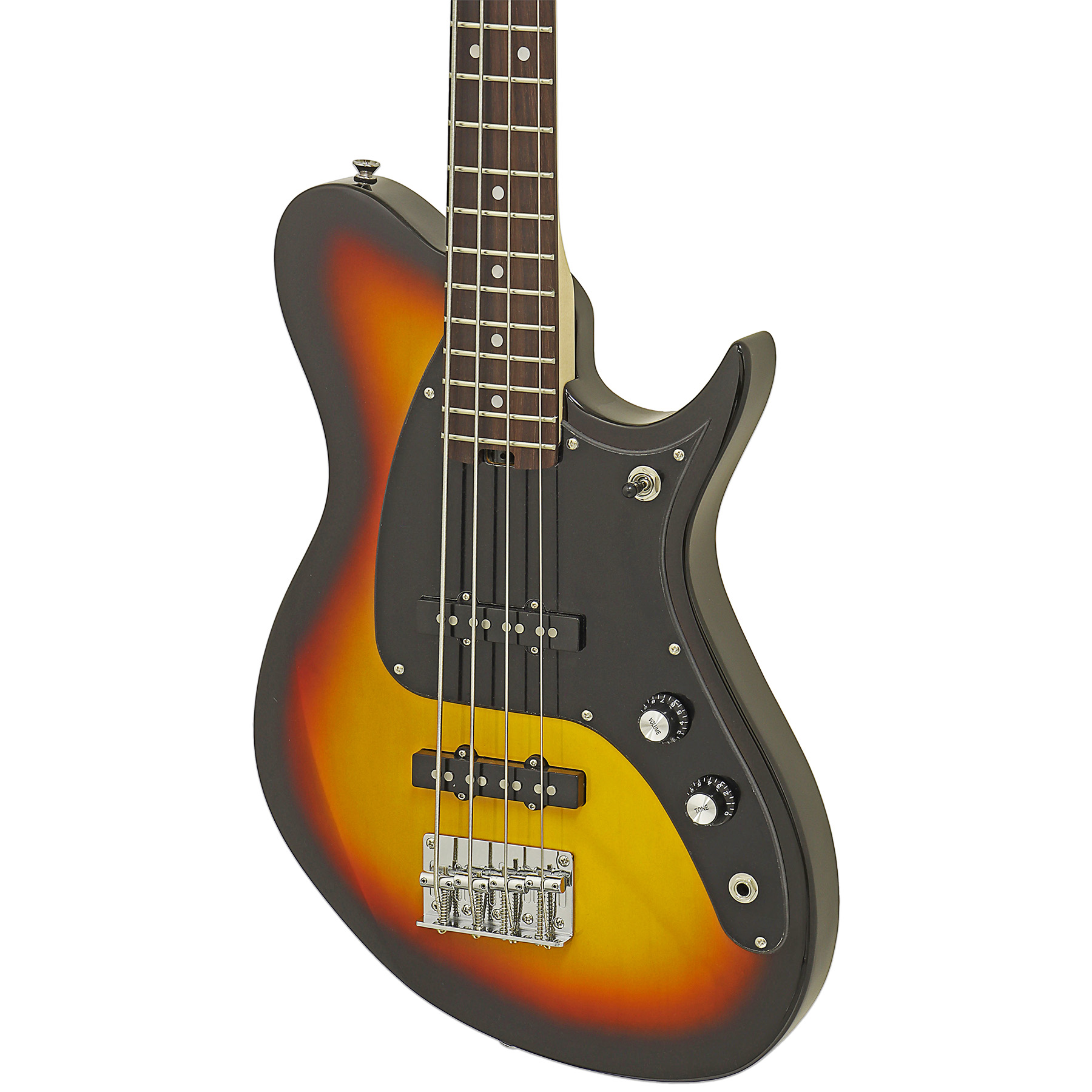 J-B E-Bass in 3-Tone-Sunburst