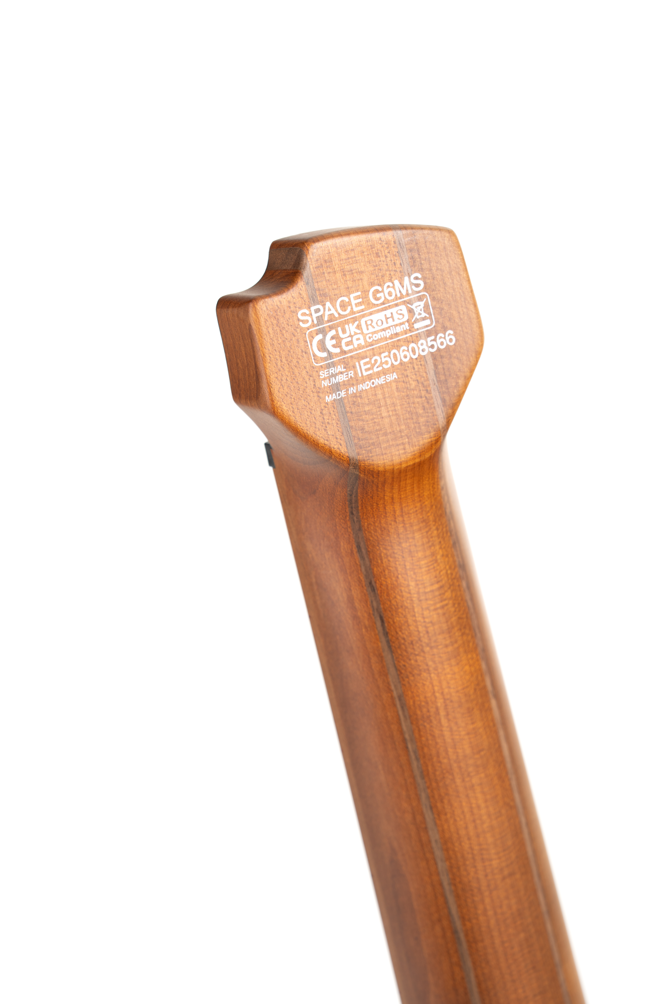 Space G6MS Headless E-Gitarre Semi Gloss Trans Black