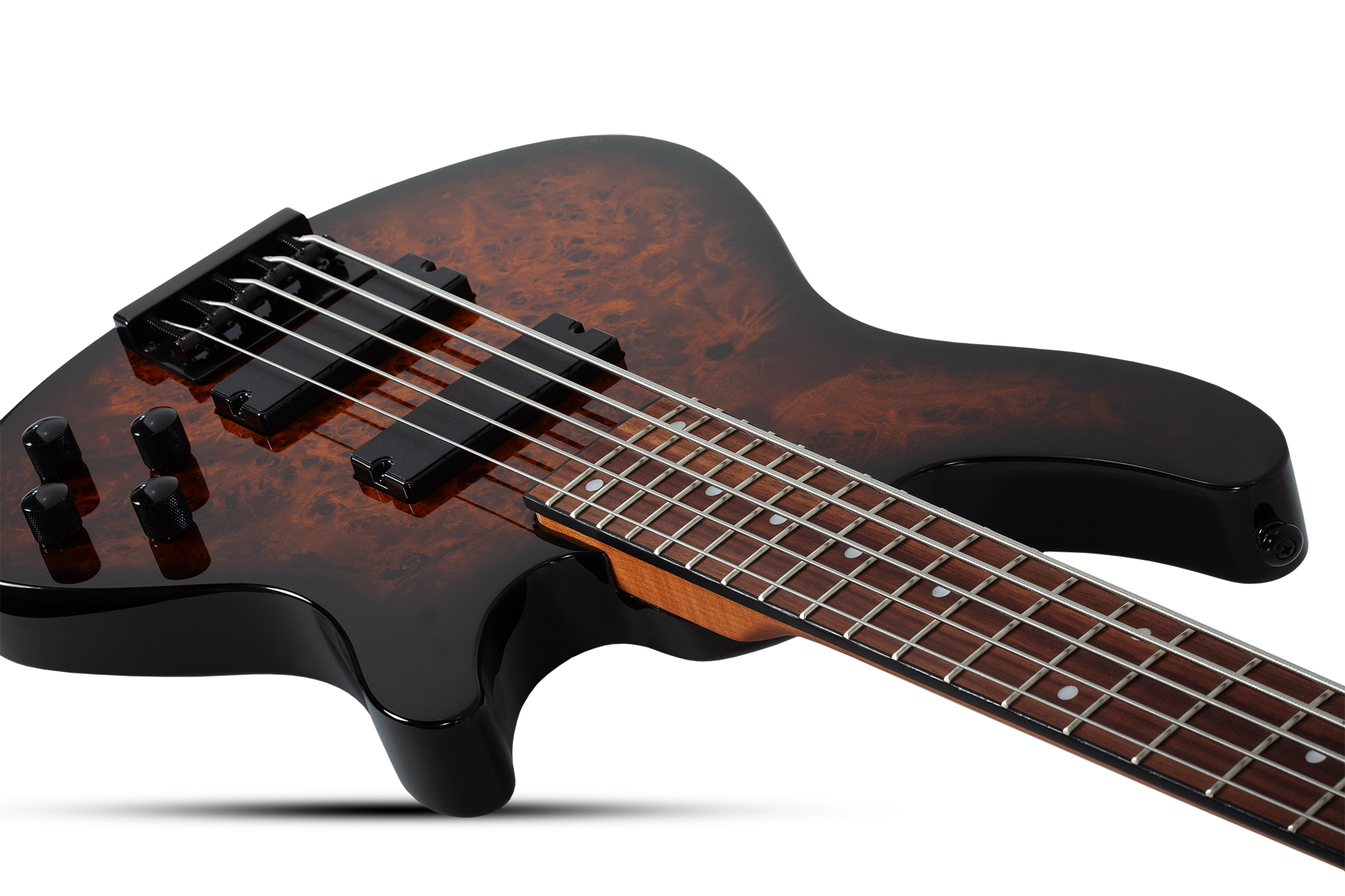 C-5 Standard Bass Tobacco Burl