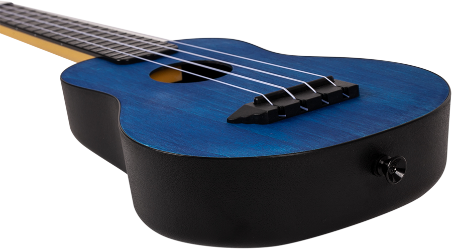 TUSL35 Dark Blue Travel Concert Scale Soprano Ukulele