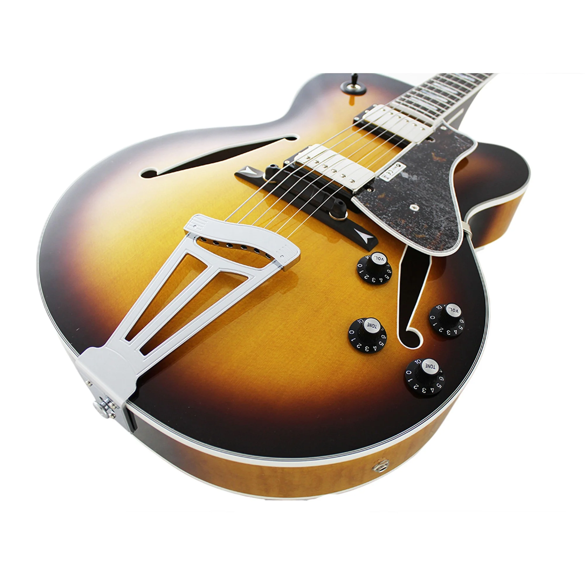 Masterfield Jazz Burst - Hollowbody E-Gitarre