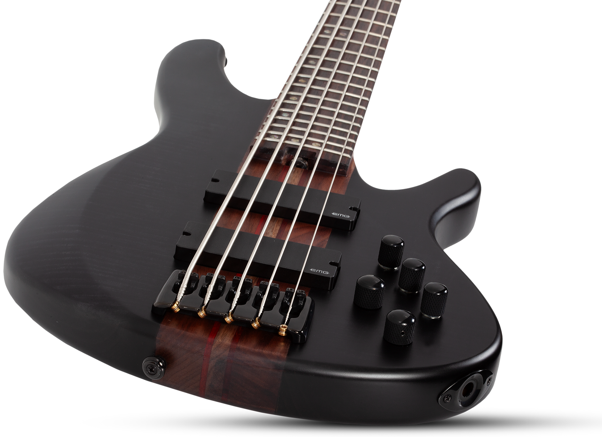 Charles Berthoud CB-5 See-Thru Black Satin E-Bass