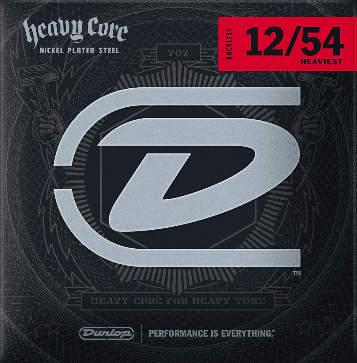 Heavy Core 012-054 - Heaviest, Saitensatz für E-Gitarre