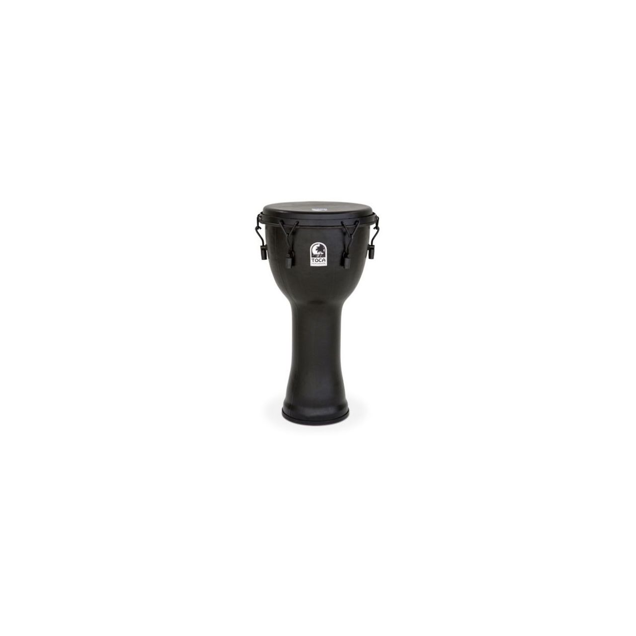 SFDMX-12BM 12" Freestyle Djembe, Black Mamba