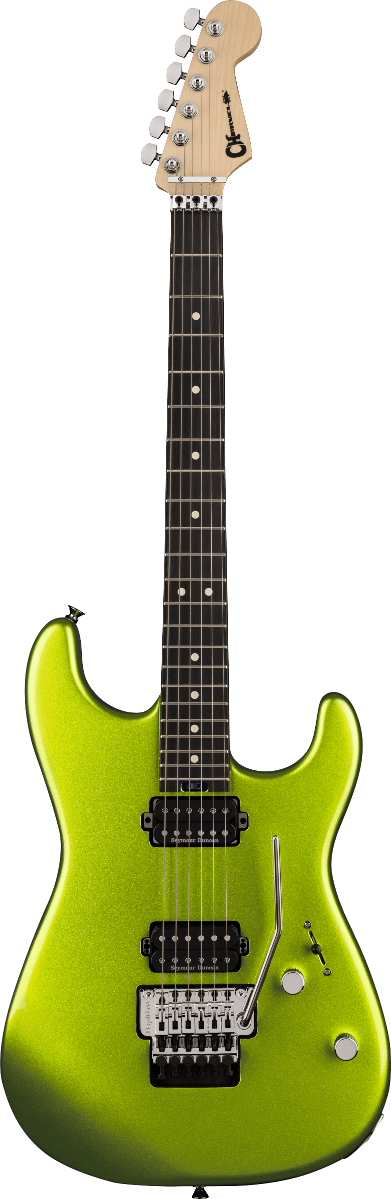 Charvel Pro-Mod San Dimas Style 1 HH FR E, Lime Green Metallic