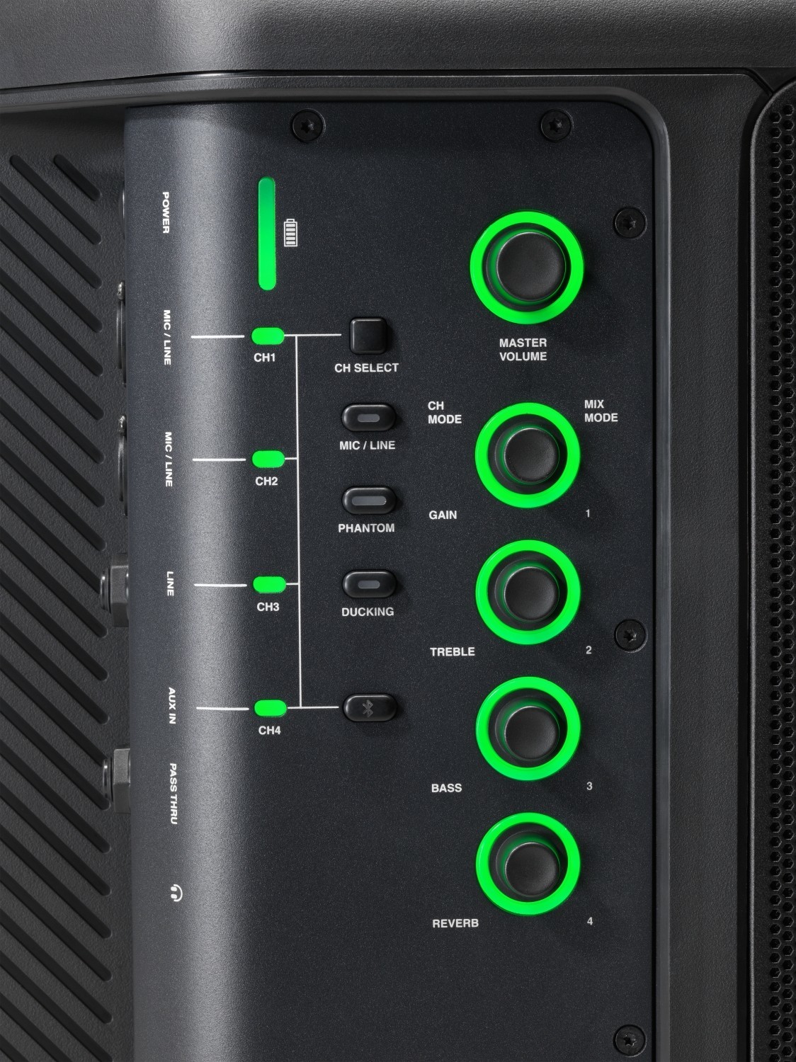 1036992_1 JBL EON ONE Compact Bedienelemente und Anschlüsse