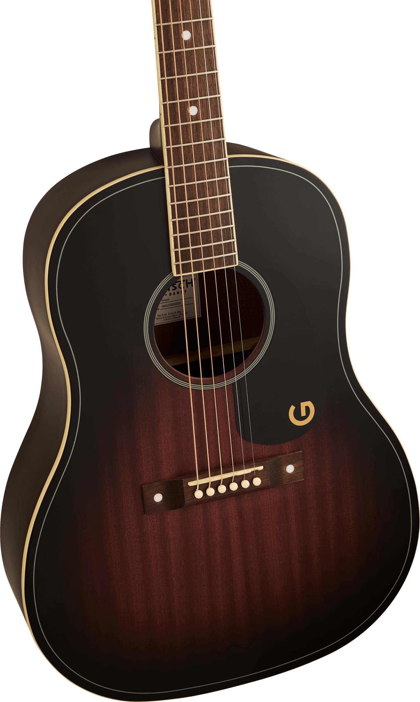 Jim Dandy Dreadnought Deep  Cherry Burst