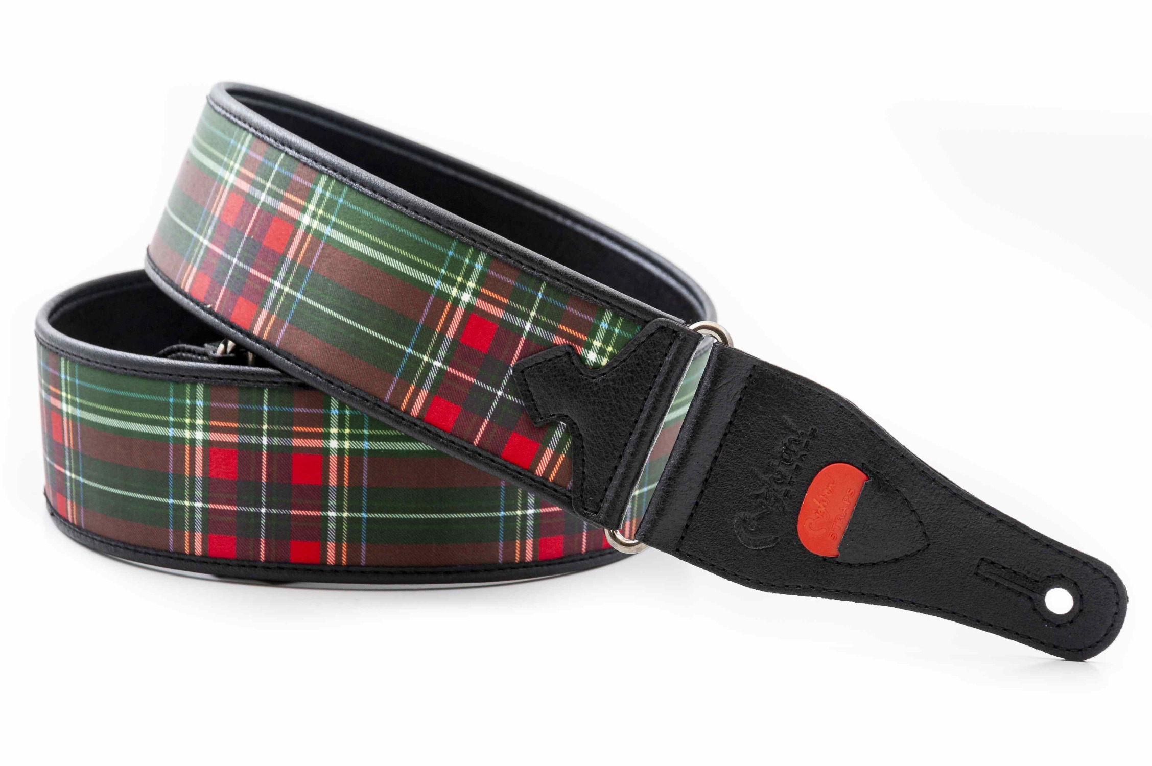 Tartan Green Guitar Strap