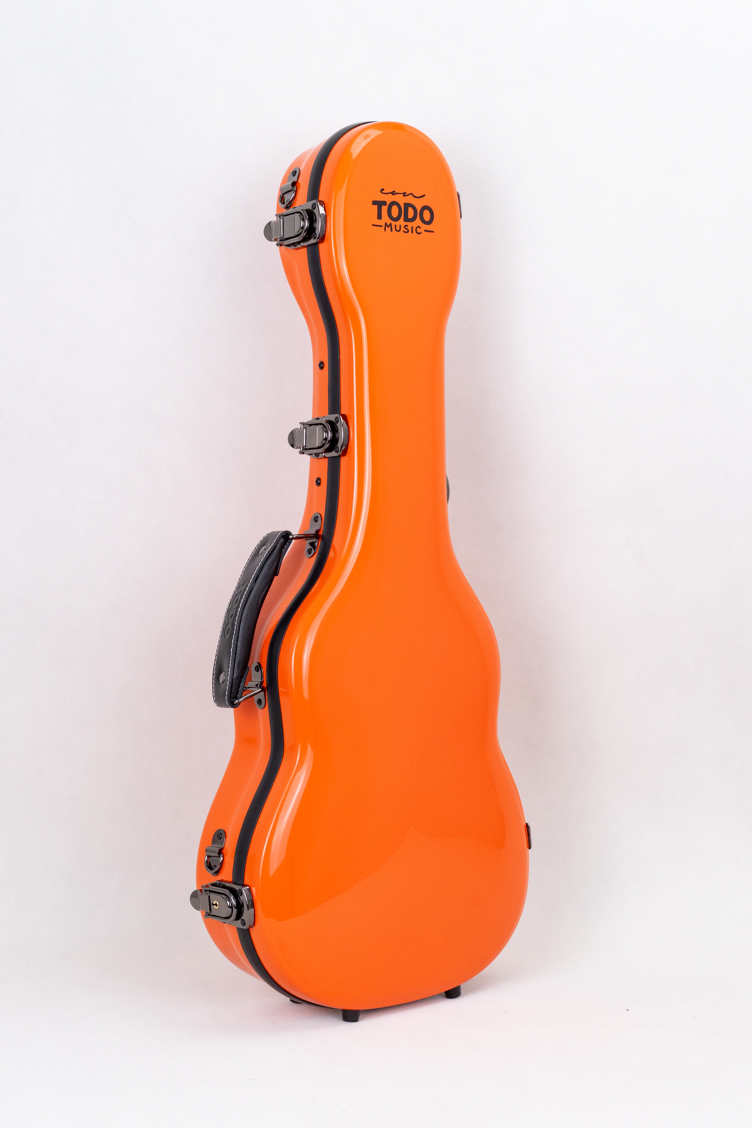 Premium Fiberglas Baritone Ukulele-Koffer Orange