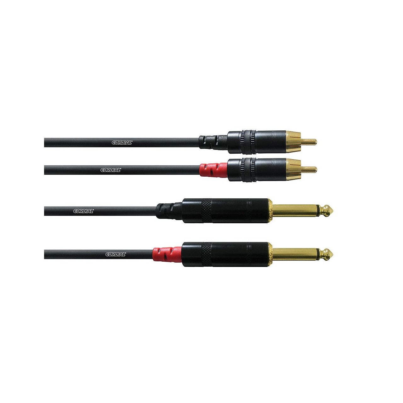 CFU 3 PC Adapterkabel 3 m Klinke 6,3 mm/Cinch