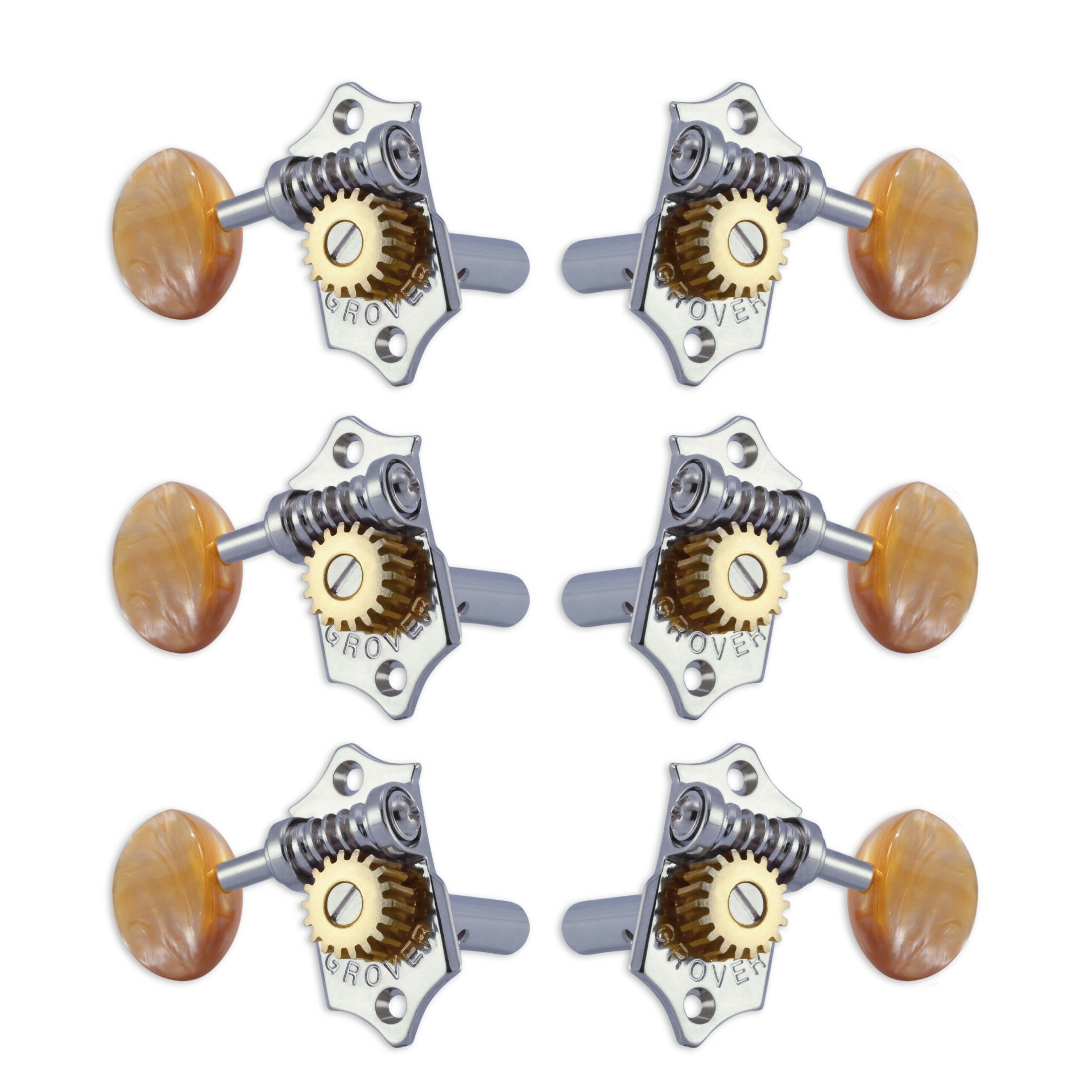 H97-18CAA Original Sta-Tite Machine Head 3 + 3 - Chrome