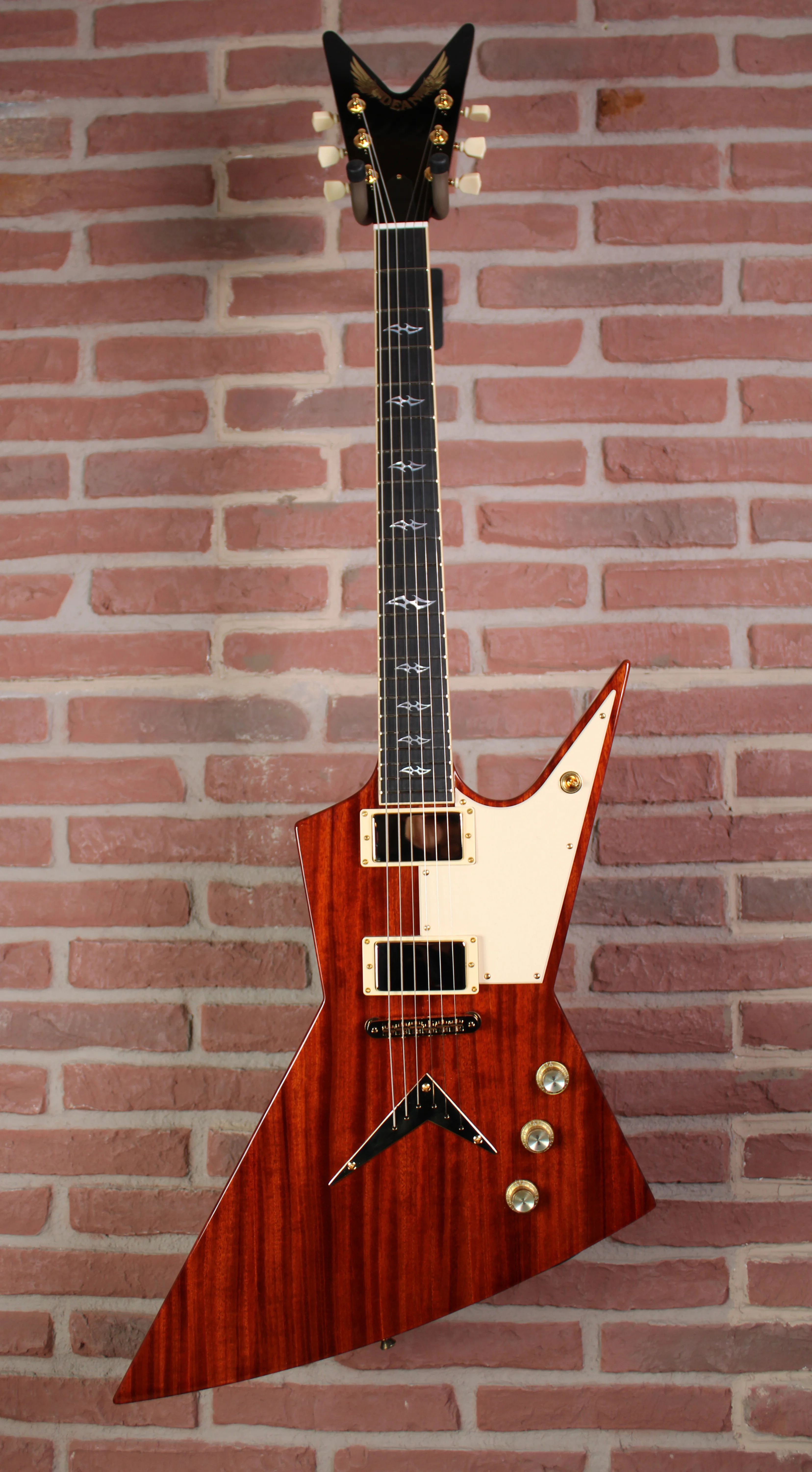 Dean Guitars USA Custom Shop Zero Pickguard Mahogany Gloss Natural