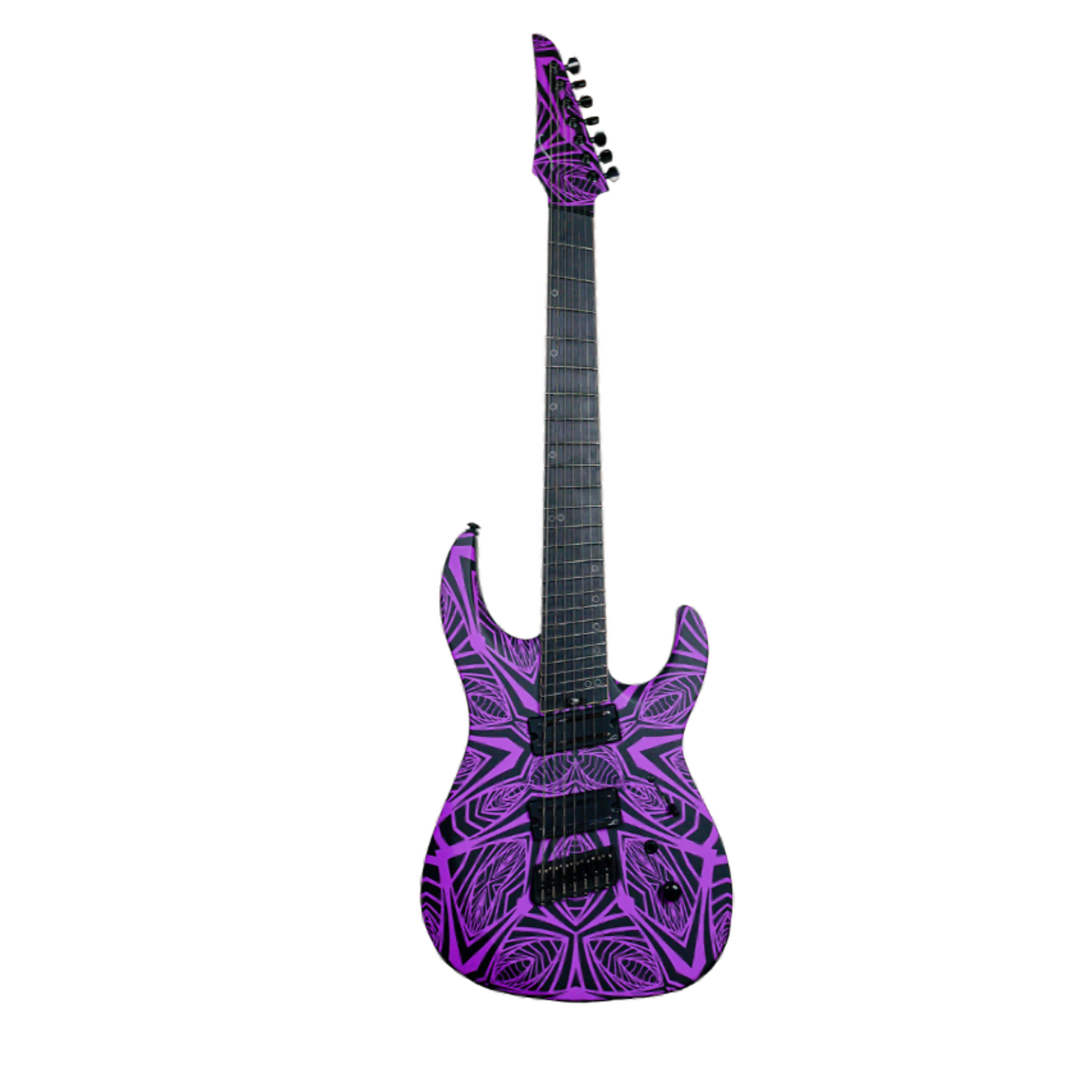 Ninja 7-String Multiscale E-Gitarre Ilya Purple