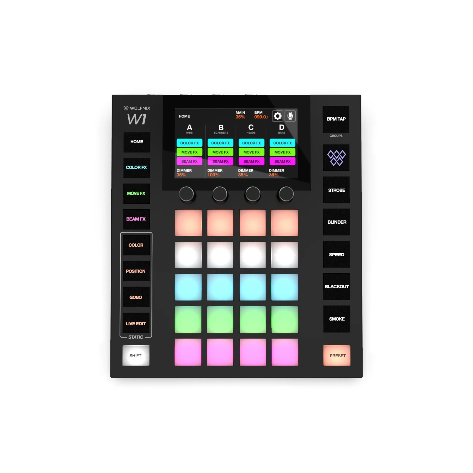 W1 MK2 Standalone-DMX-Controller