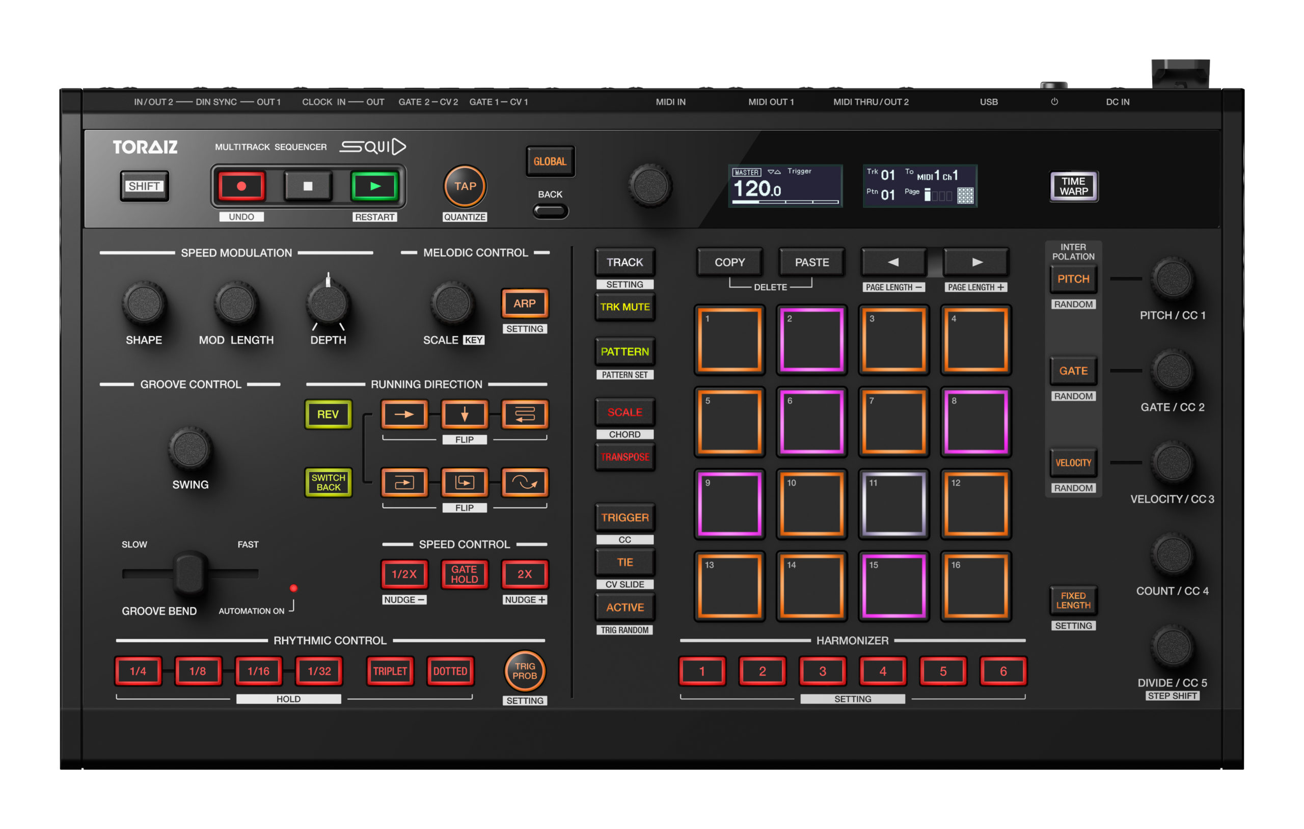 SQUID 16 Spur Multitrack Sequencer