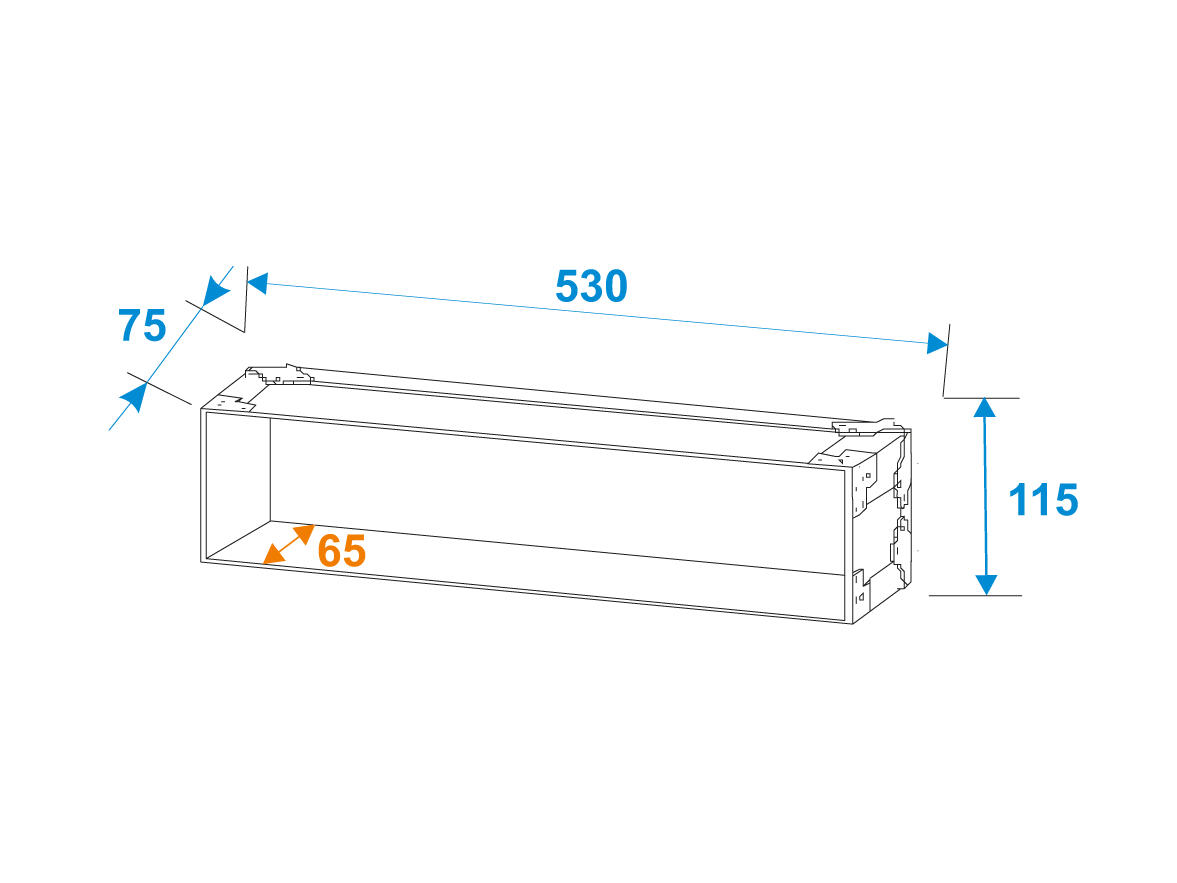 Rack PRO 2HE 25cm