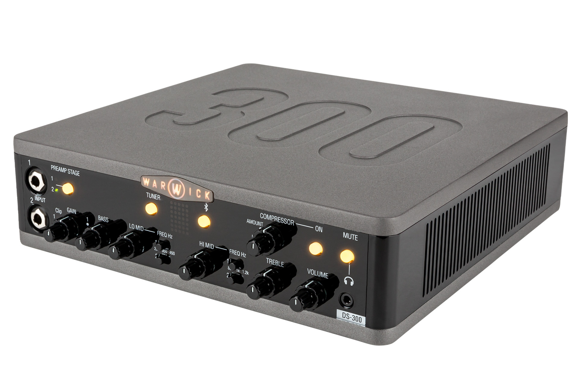 Stage Series DS 300 Double Stage Bass Amp Head mit USB-Interface