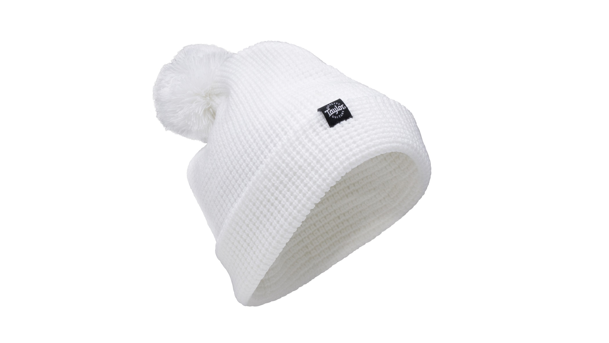 Taylor Pom-Pom Beanie White 