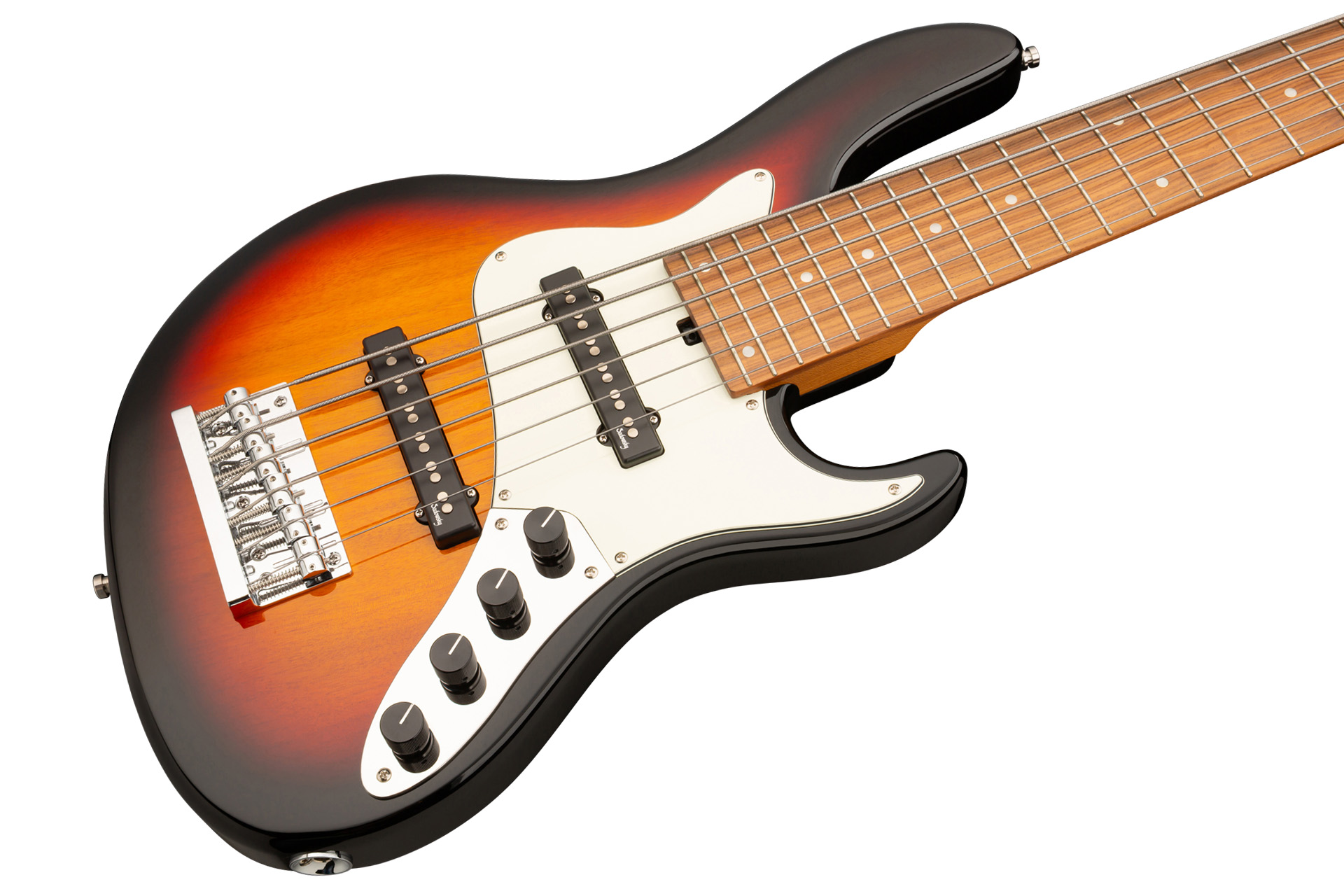 MetroExpress 24-Fret Vintage J/J Bass 6-String Tobacco Sunburst