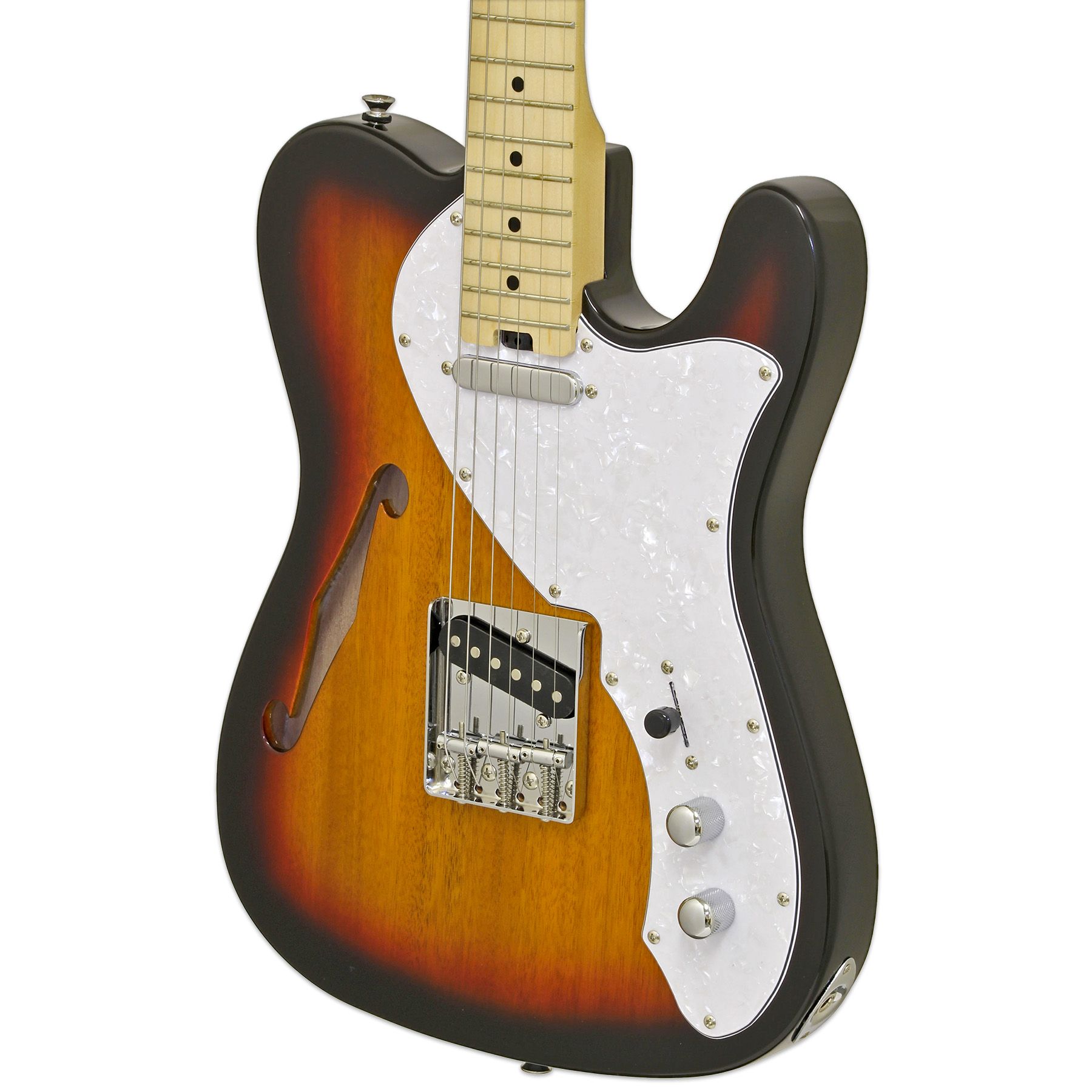 TEG Thinline Telecaster, 3 tone sunburst