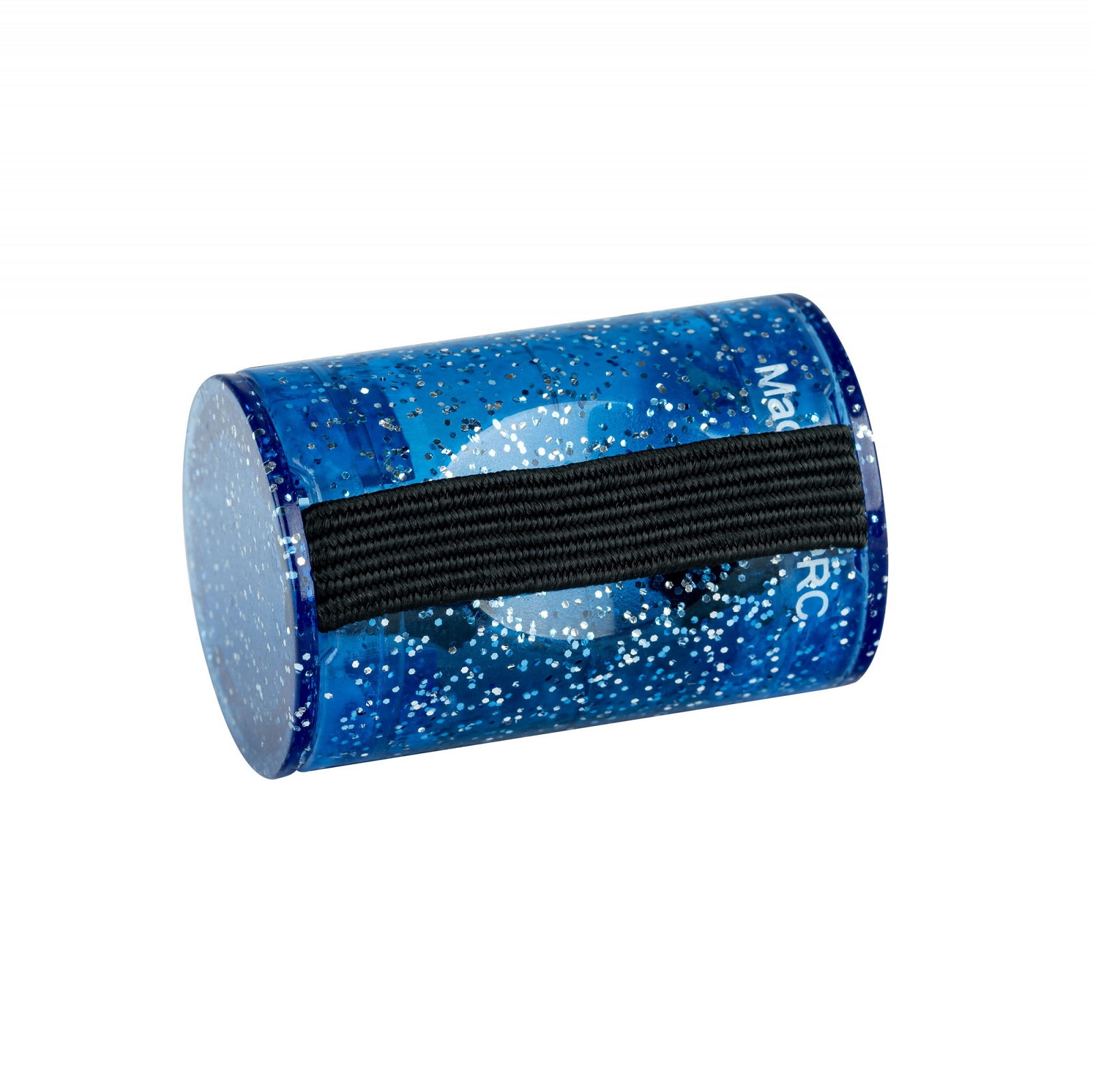 PVC Finger Shaker Blue / Silver Sparkle