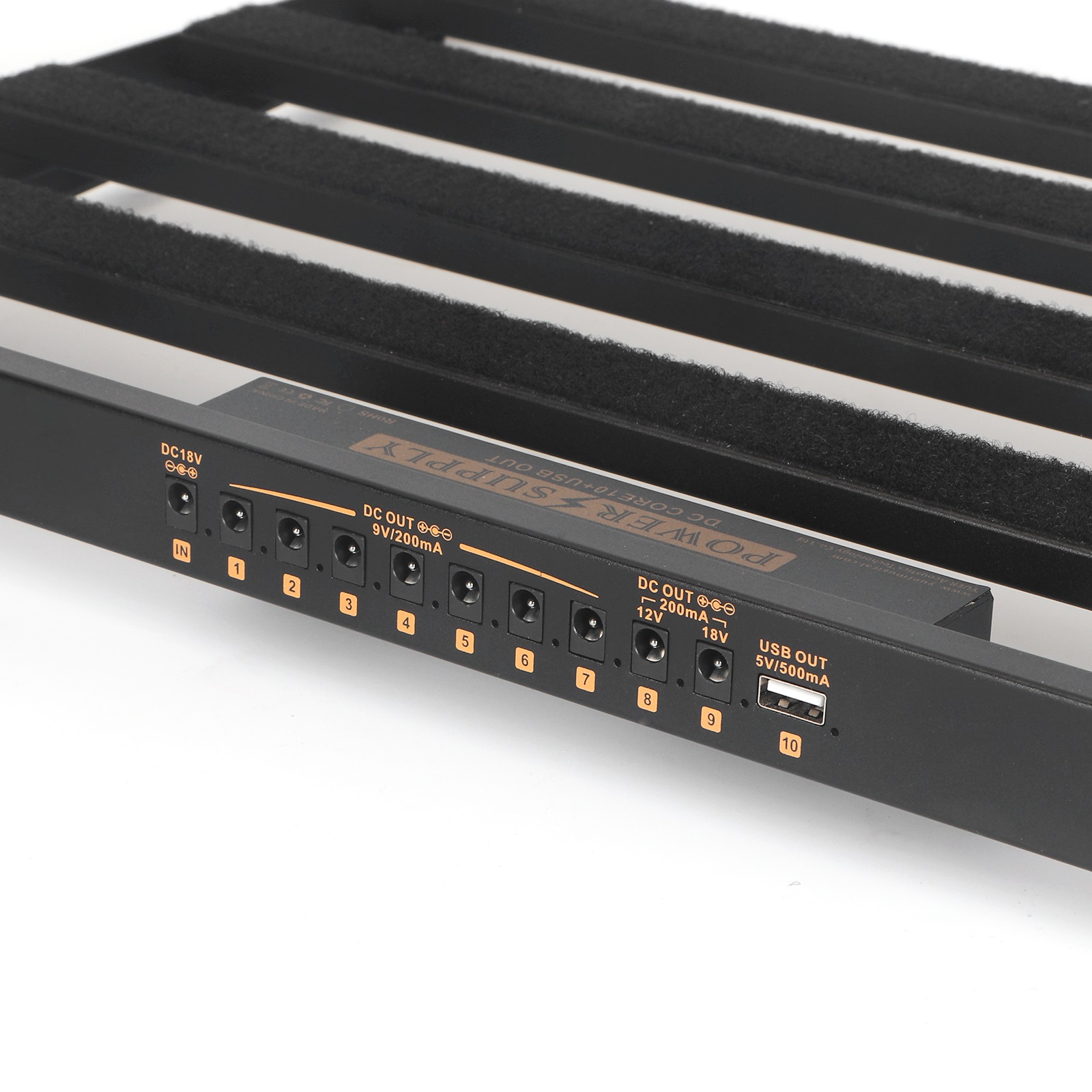 PR-01M - Middle Size Pedalboard with build-in power supply