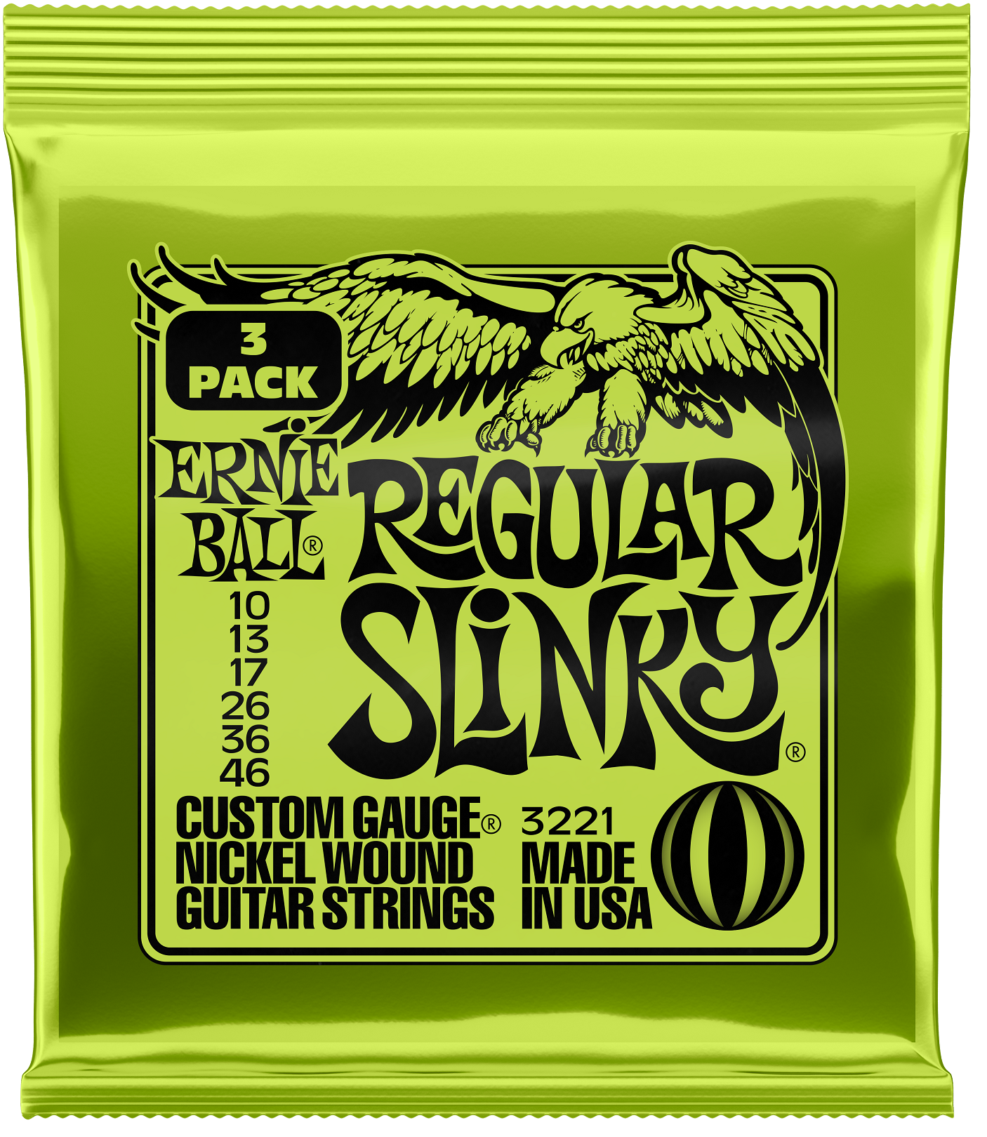 EB3221 Regular Slinky 3er Pack 010-046