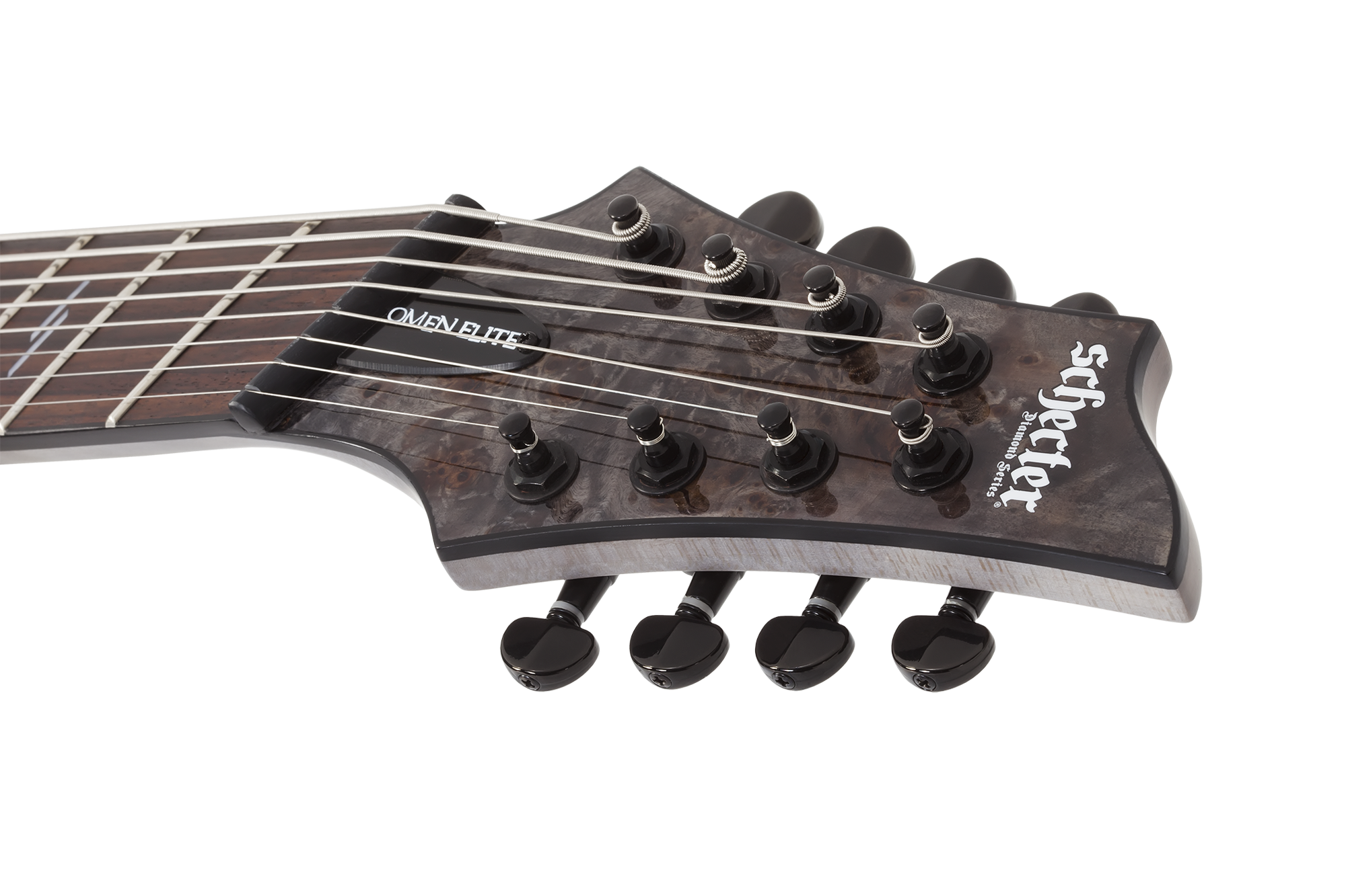 Omen Elite 8 MultiScale Charcoal E-Gitarre
