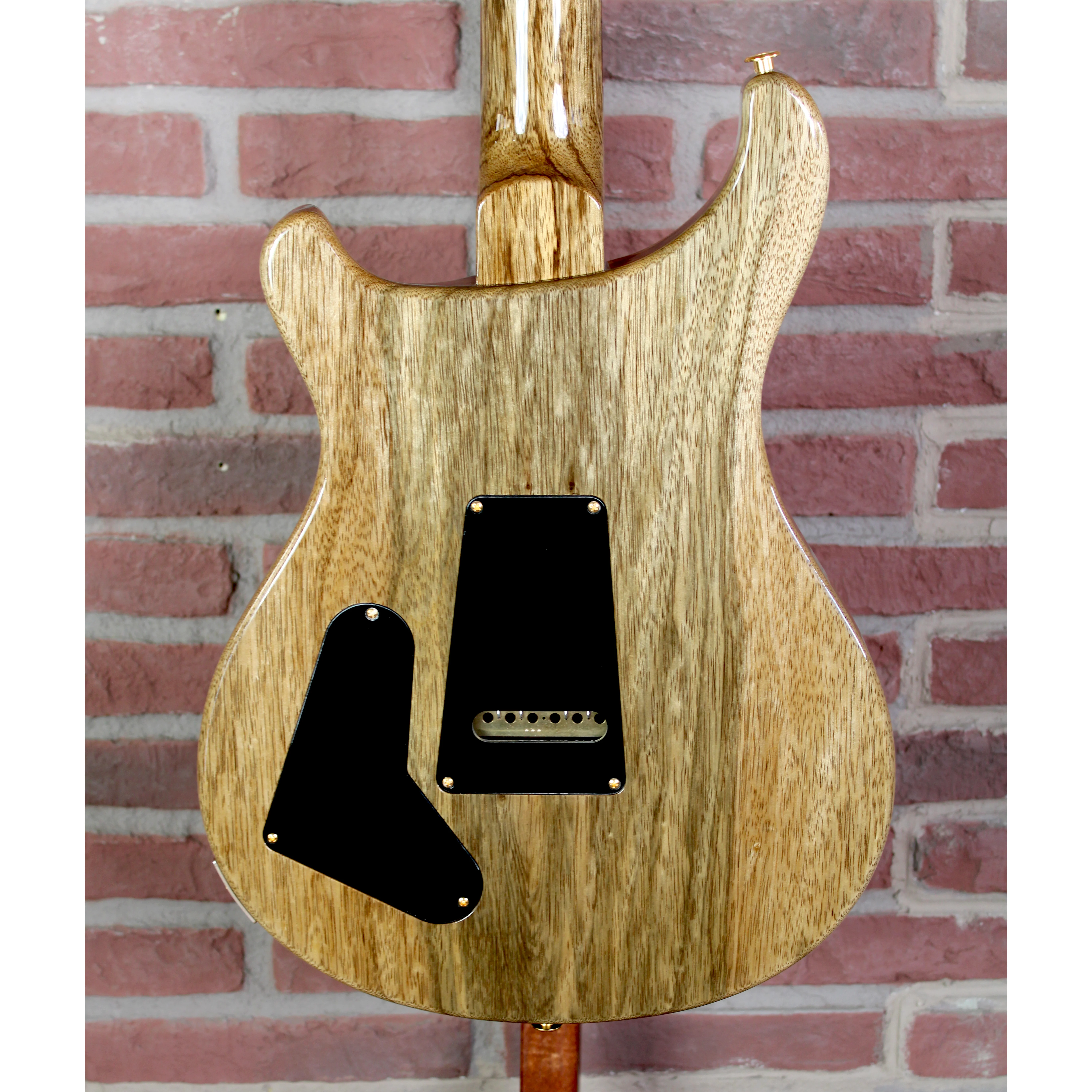 PRS 40th Anniversary Special Semi-Hollow Ltd Yellow Tiger Rückansicht Nahaufnahme