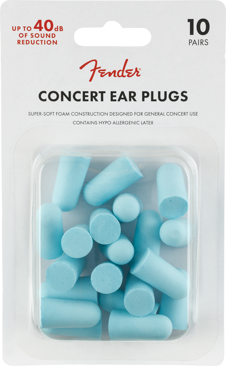Concert Ear Plugs (10 Pair), Daphne Blue