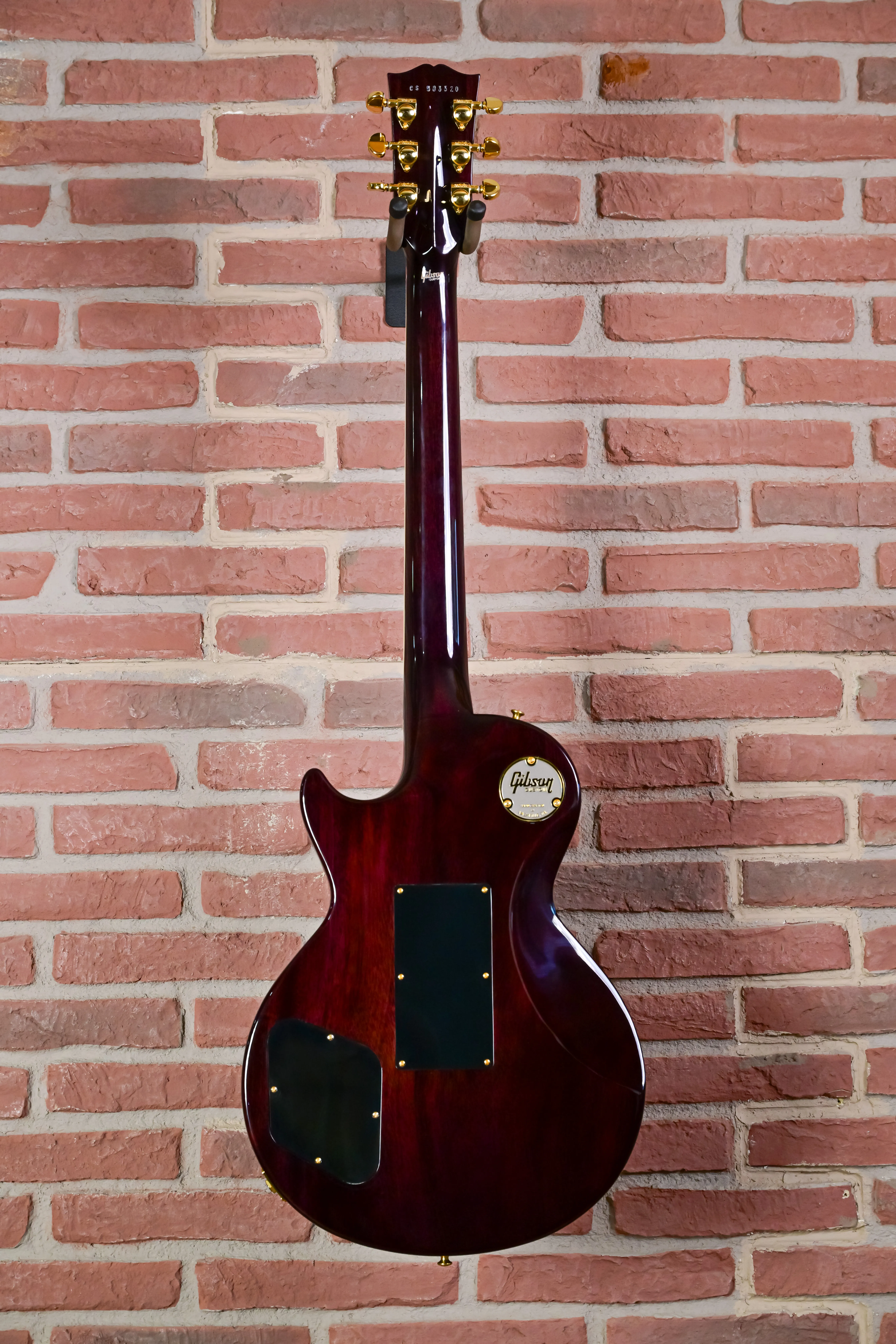 Custom Les Paul Axcess Standard Tri Berry Burst Floyd Rose Gold Hardware