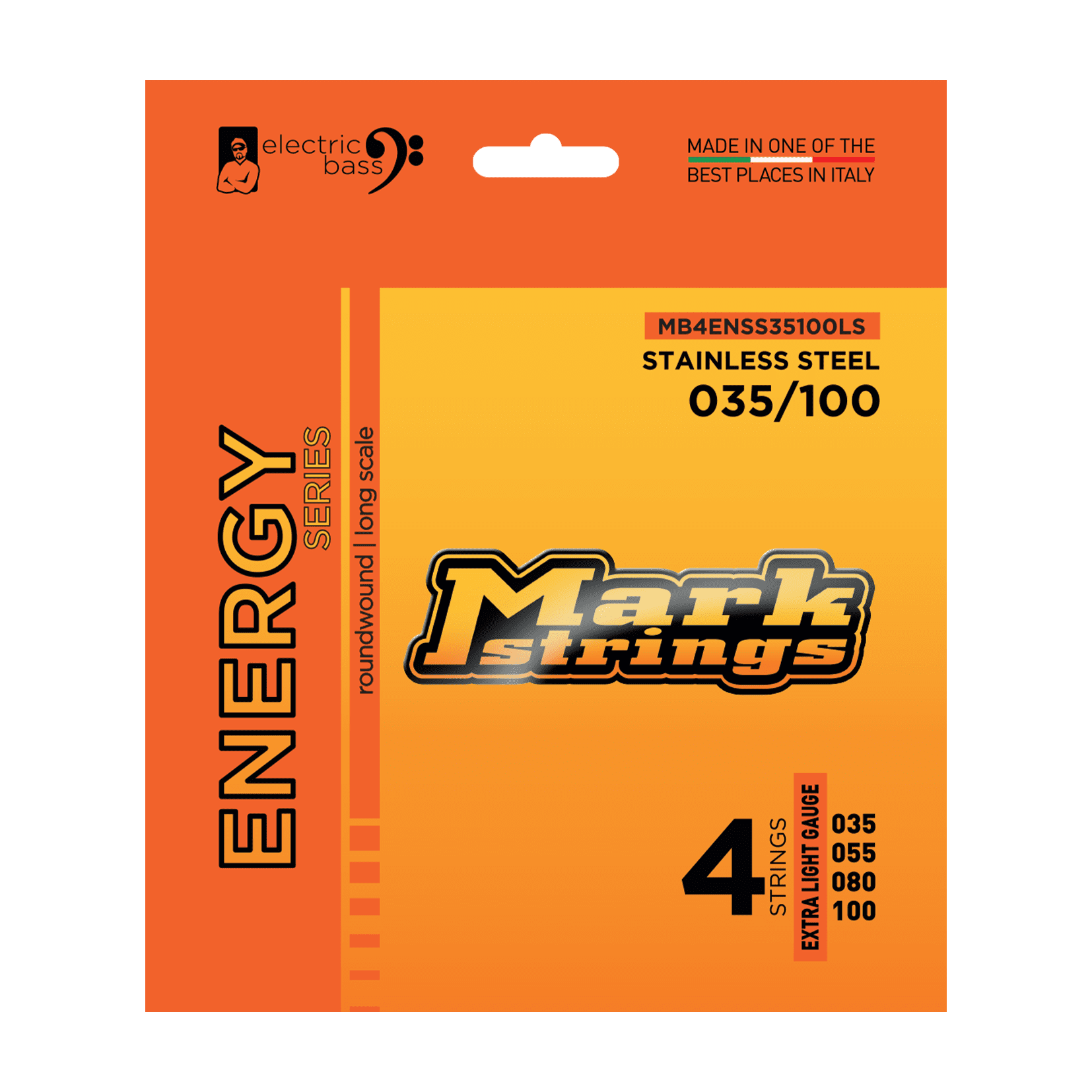 Energy 35-100, Electric Bass, Stainless Steel