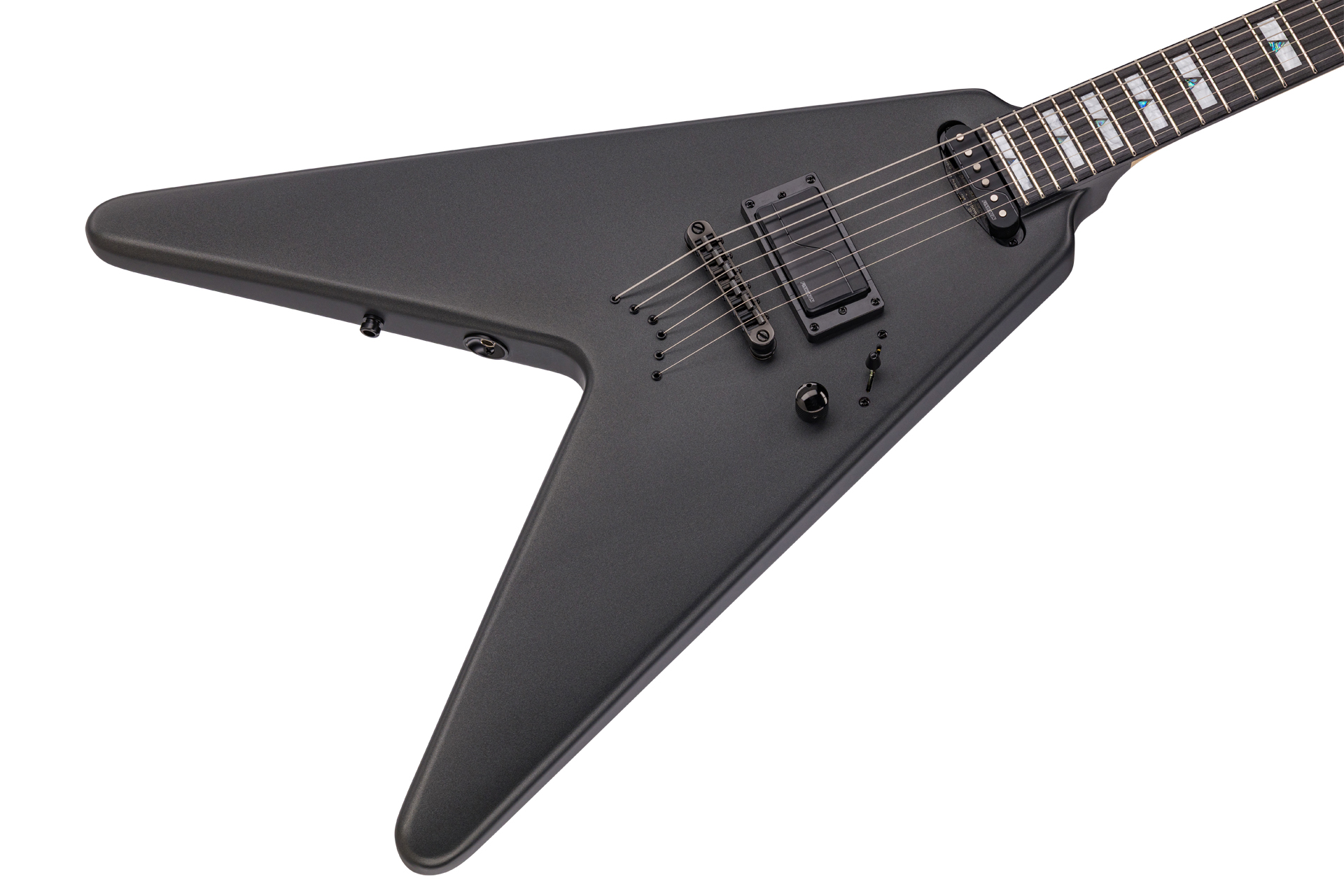 Artist Line Breaker WH-1 - Solid Charcoal Metallic Satin E-Gitarre