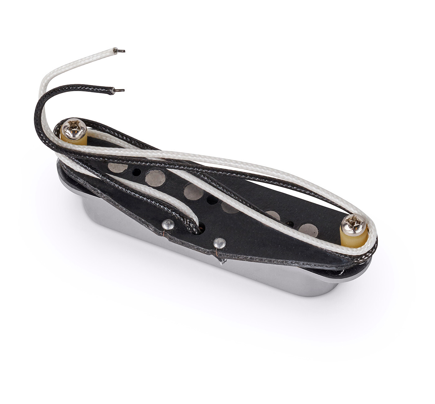 Classic Alnico V Single Coil Guitar Pickup Neck & Bridge - Chrome Cover