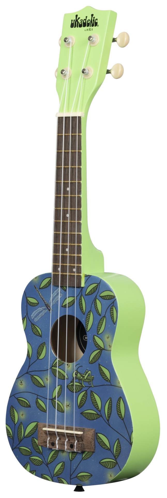 KALA Ukadelic UK-NIGHTLIGHT - Night Light Soprano Ukulele, with Tote Bag