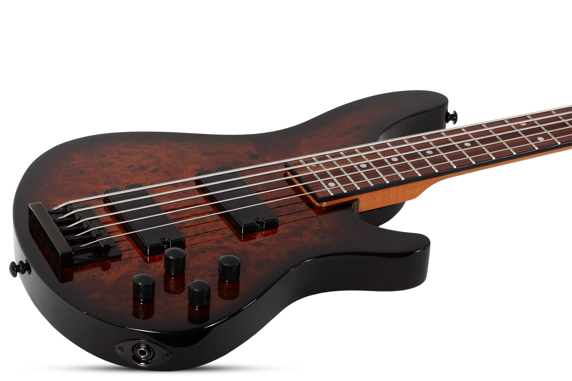 C-5 Standard Bass Tobacco Burl
