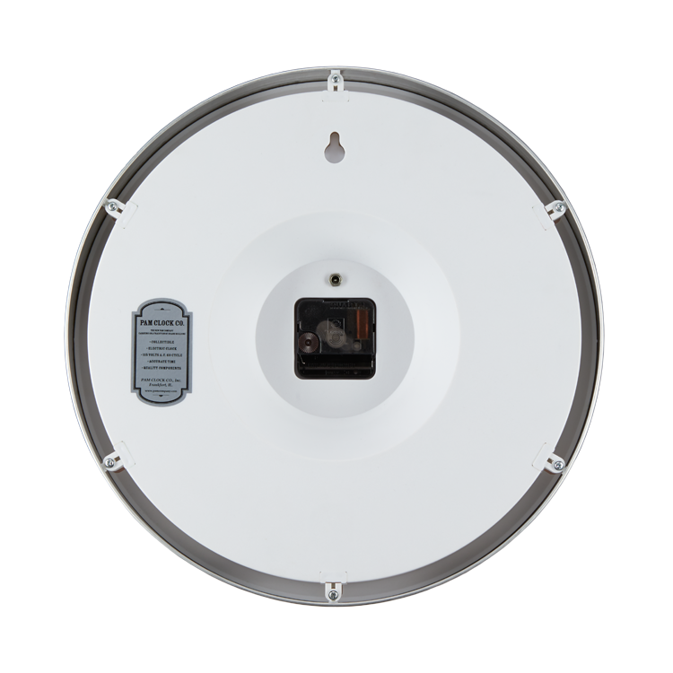 Vintage Lighted Wall Clock - Kalamazoo Orange